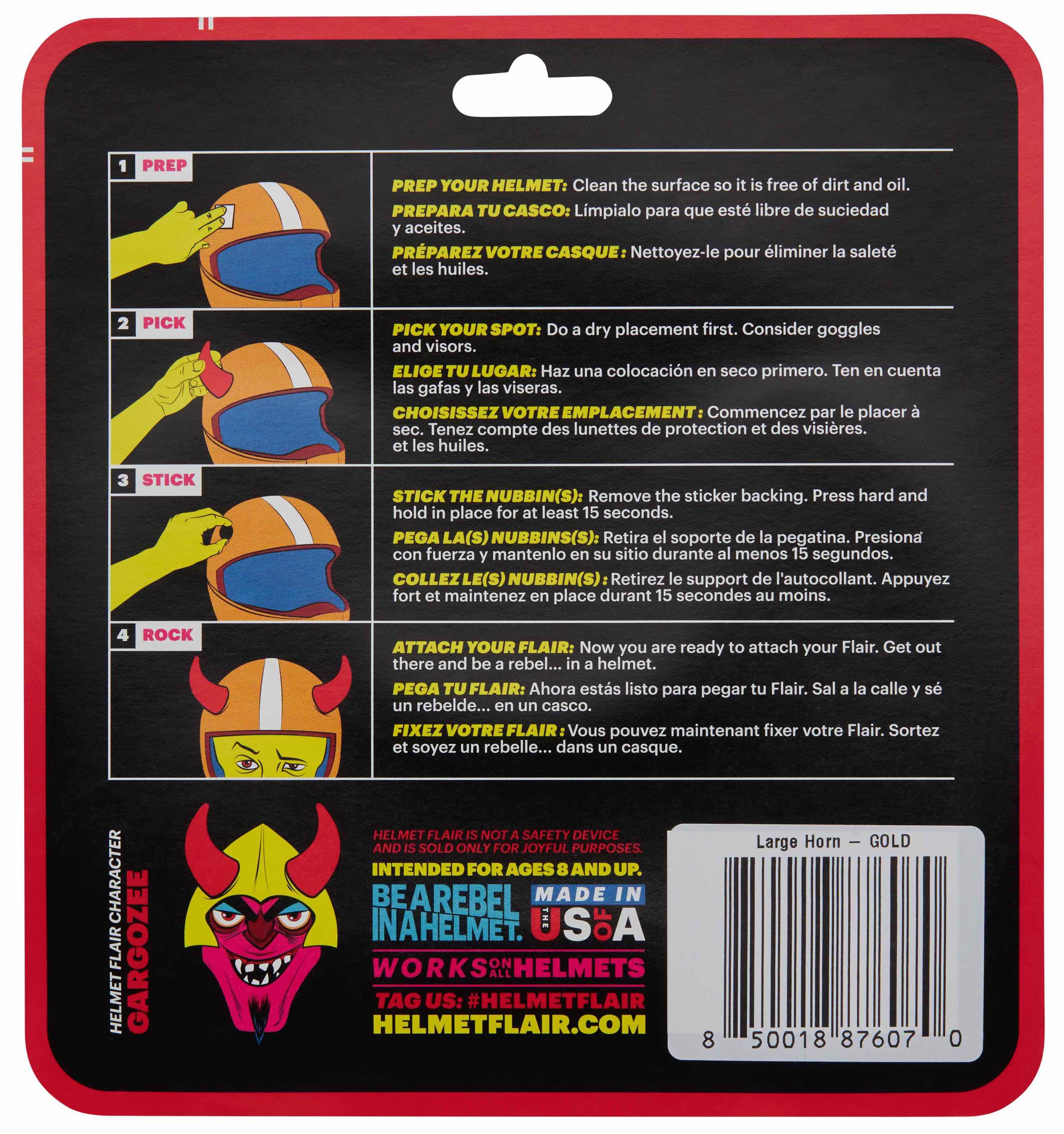 MagNeatOhz: Large White Devil Horns for Helmet - Image 5