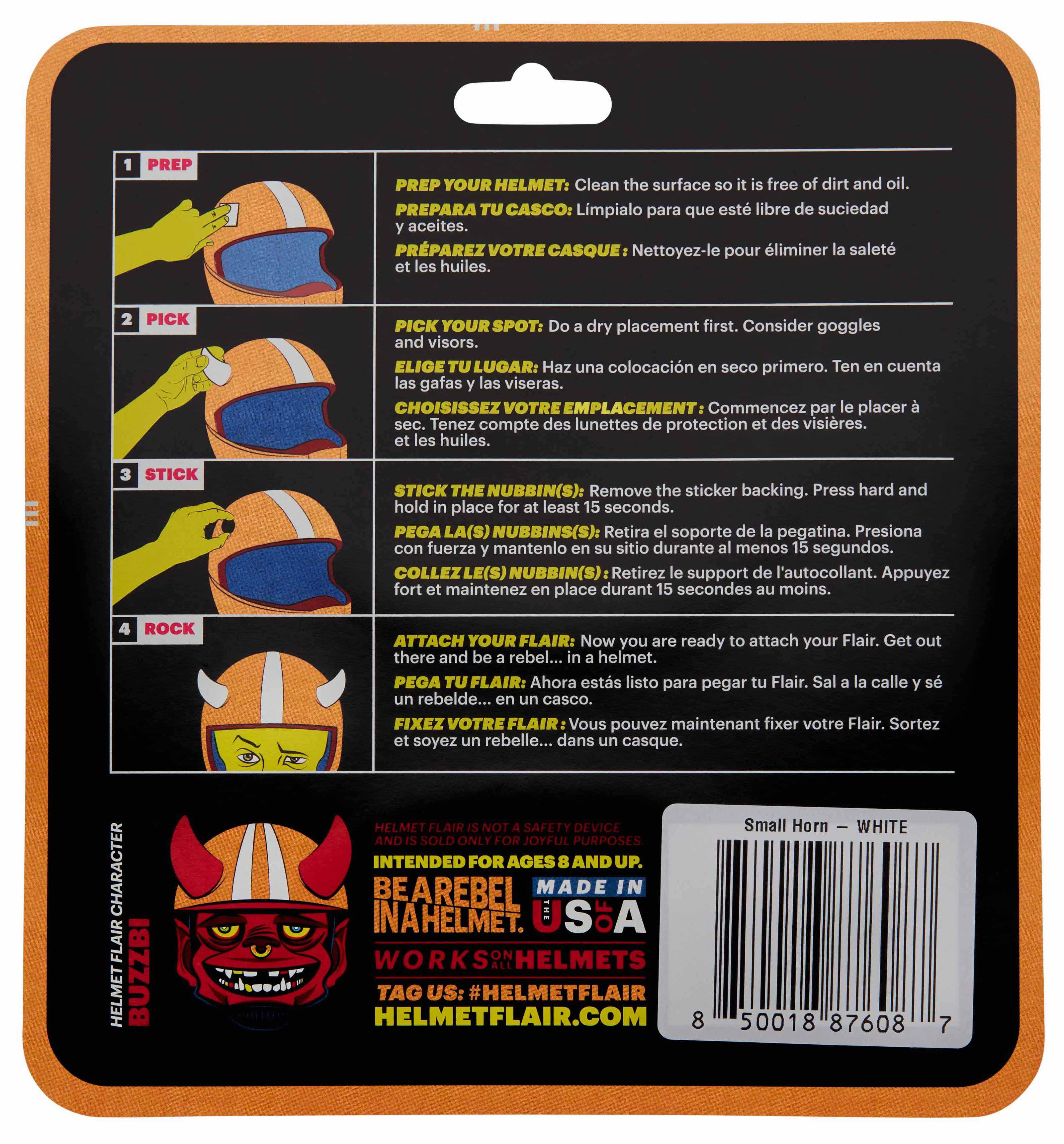MagNeatOhz: Small Black Devil Horns for Helmet - Image 5