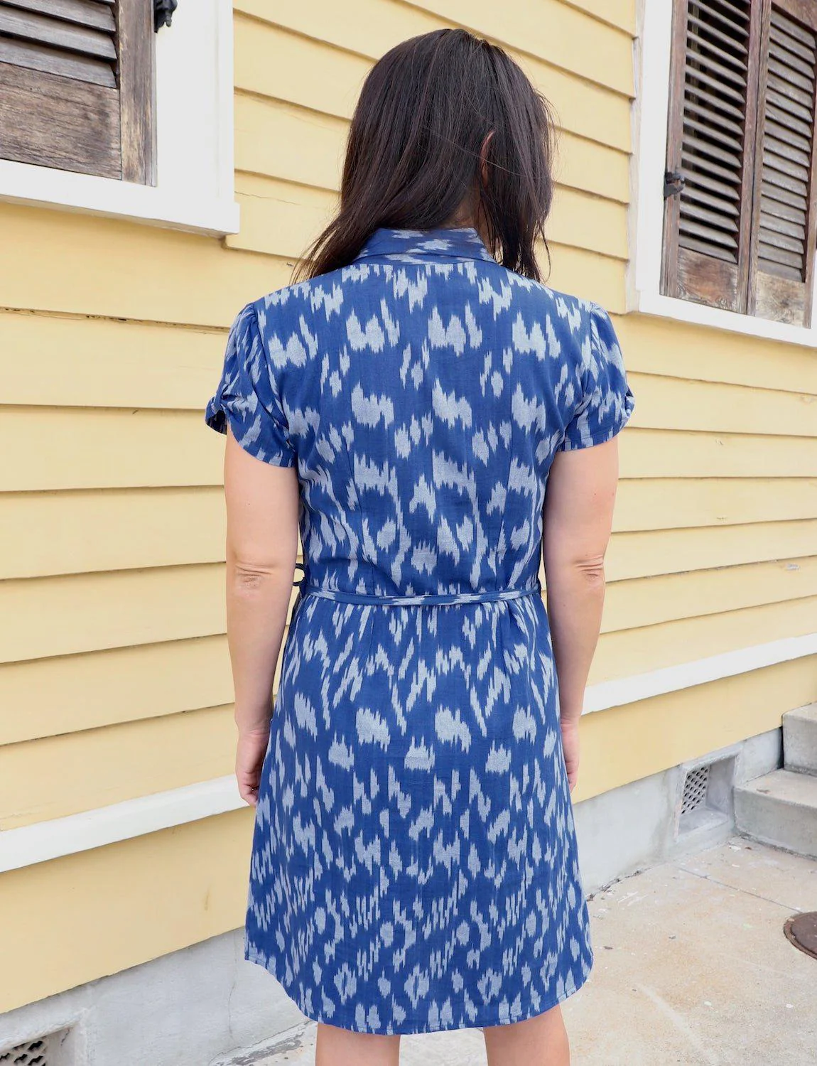 Majestic Organic Cotton Button Dress - Image 3