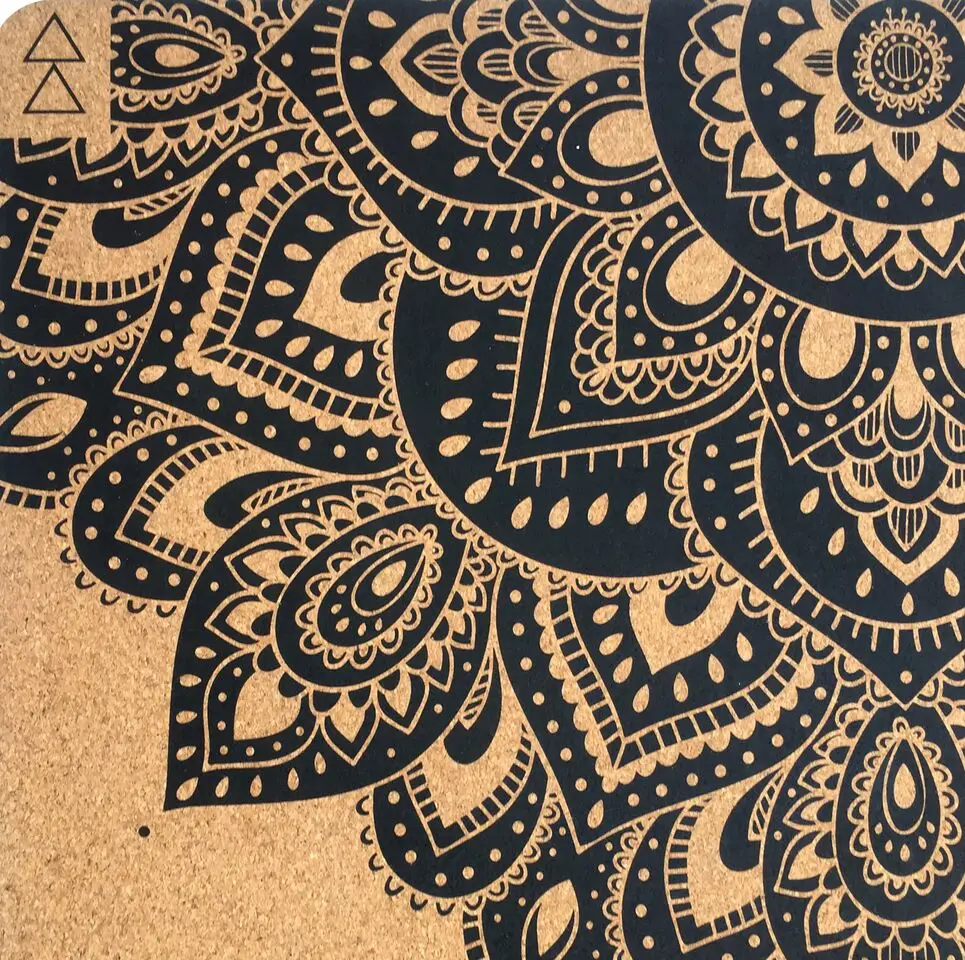 Mandala Cork Yoga Mat – Non-Slip, Antimicrobial & Eco-Friendly Yoga Mat - Image 3