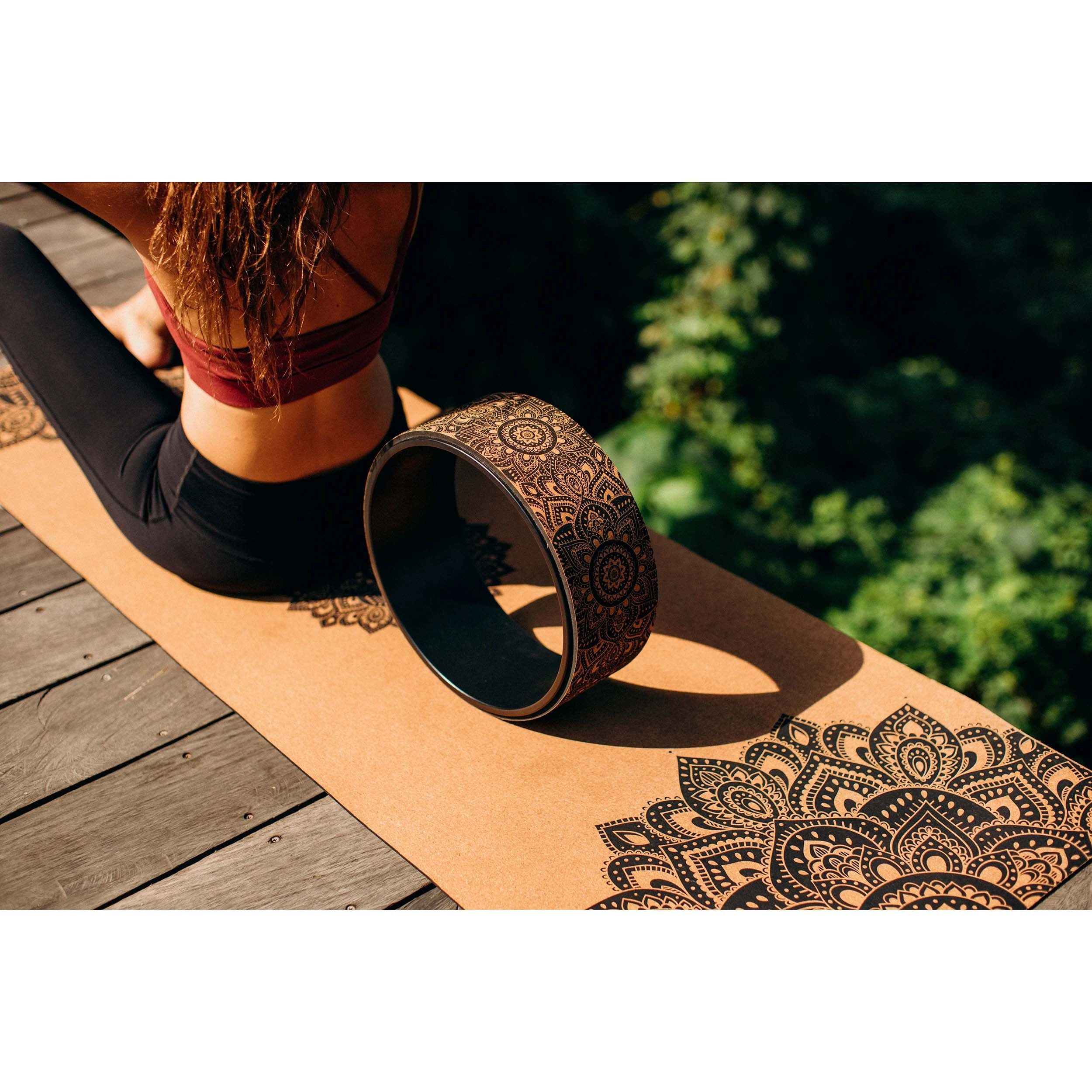 Mandala Cork Yoga Mat – Non-Slip, Antimicrobial & Eco-Friendly Yoga Mat - Image 4