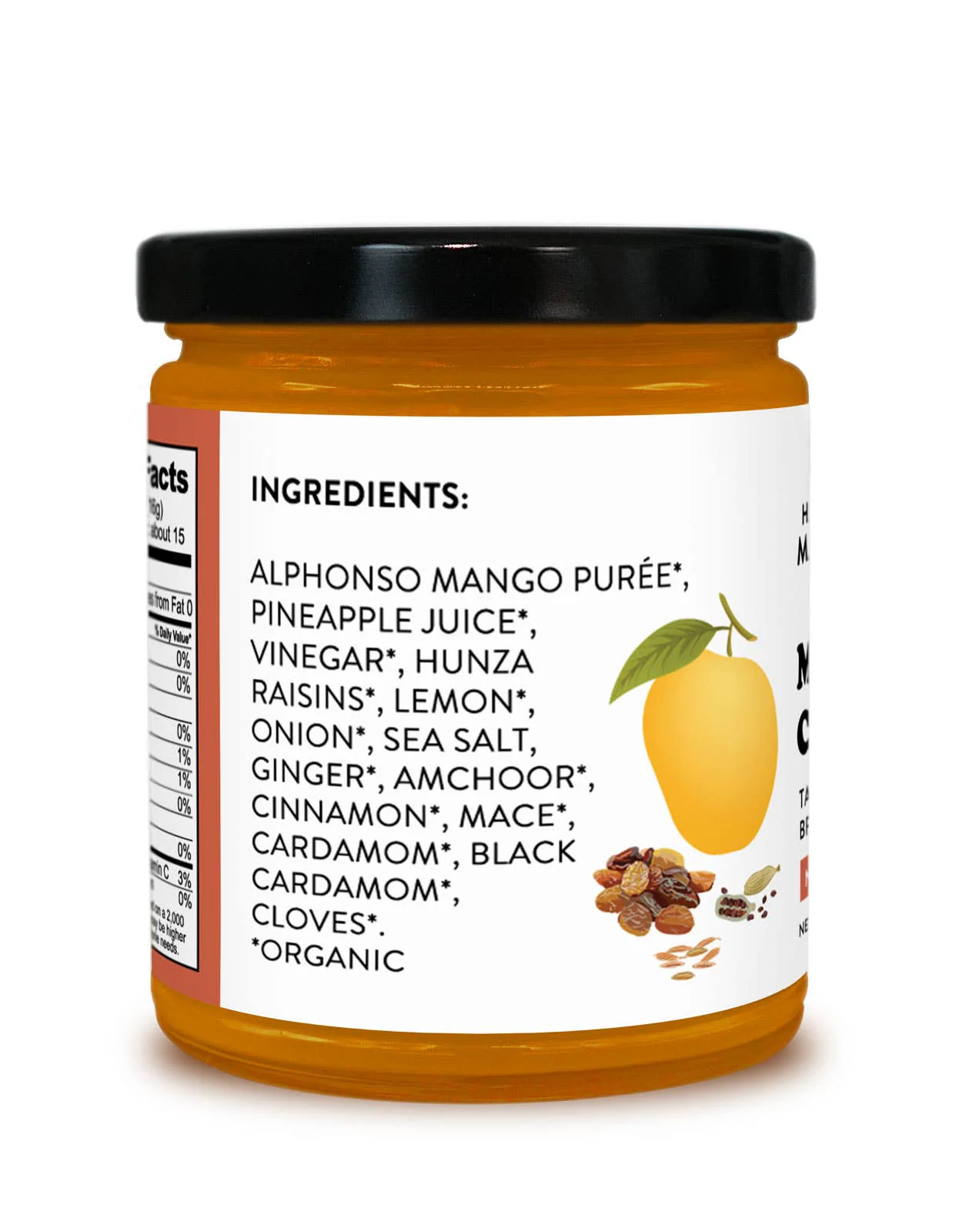 Mango Raisin Chutney, Certified Organic - 8.5 oz - Image 2