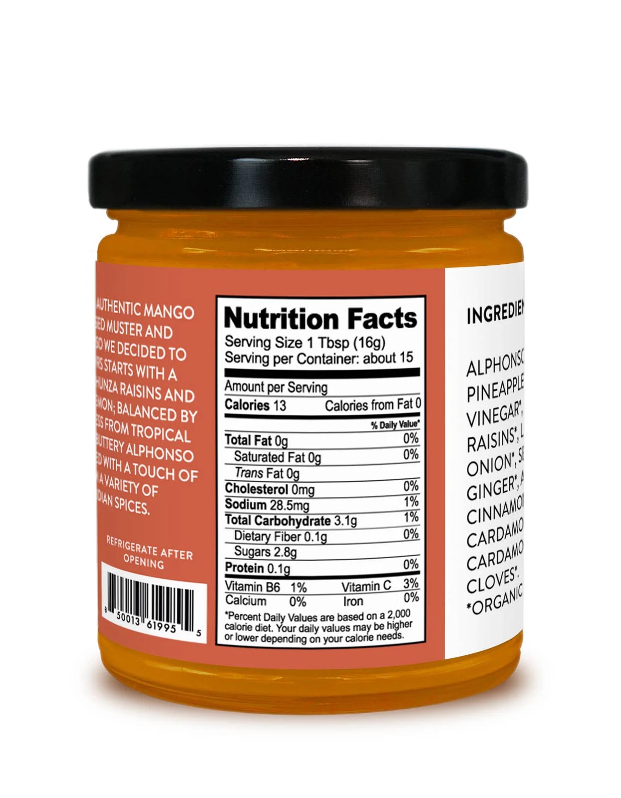 Mango Raisin Chutney, Certified Organic - 8.5 oz - Image 4