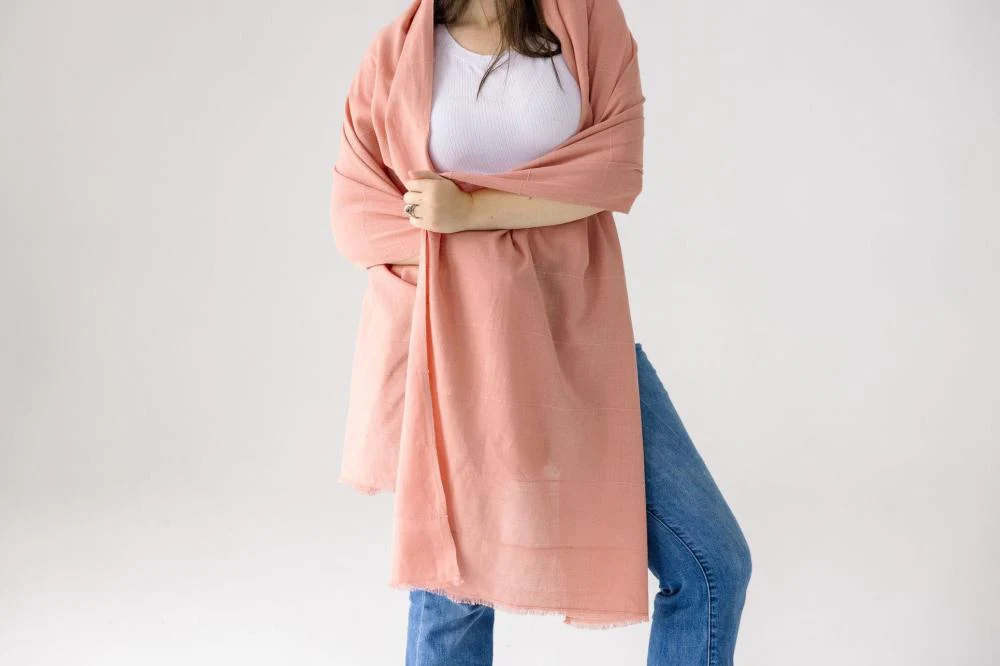 Maraki Handwoven Ethiopian Cotton Shawl - Image 3