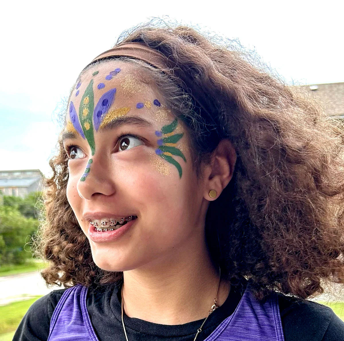 Mardi Gras - Face Paint & Eco Glitter Set - Image 2