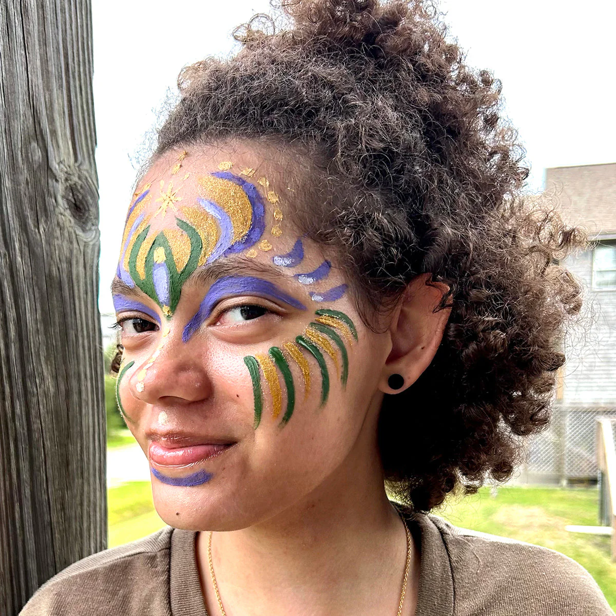 Mardi Gras - Face Paint & Eco Glitter Set - Image 4