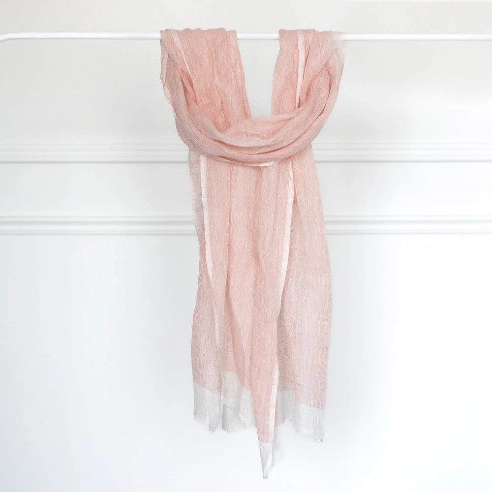 Mariam Handwoven Linen Scarf - Image 12