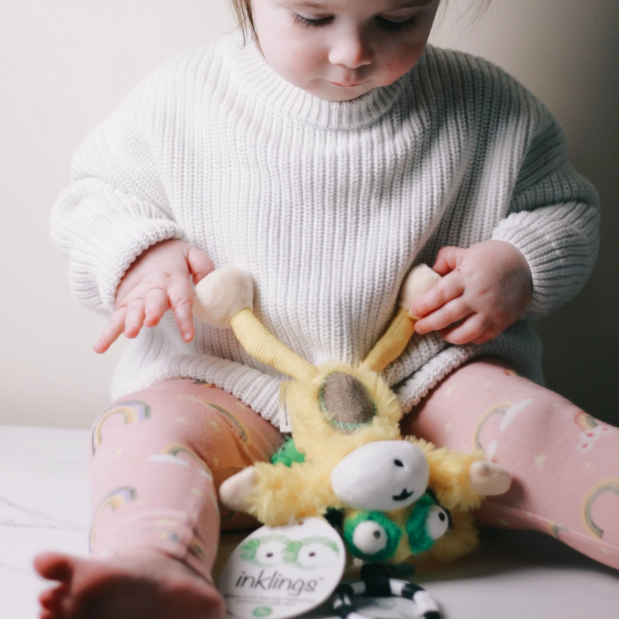 Marley the Horn Headed Monkey Chime & See Hanging Activity Toy - Image 5