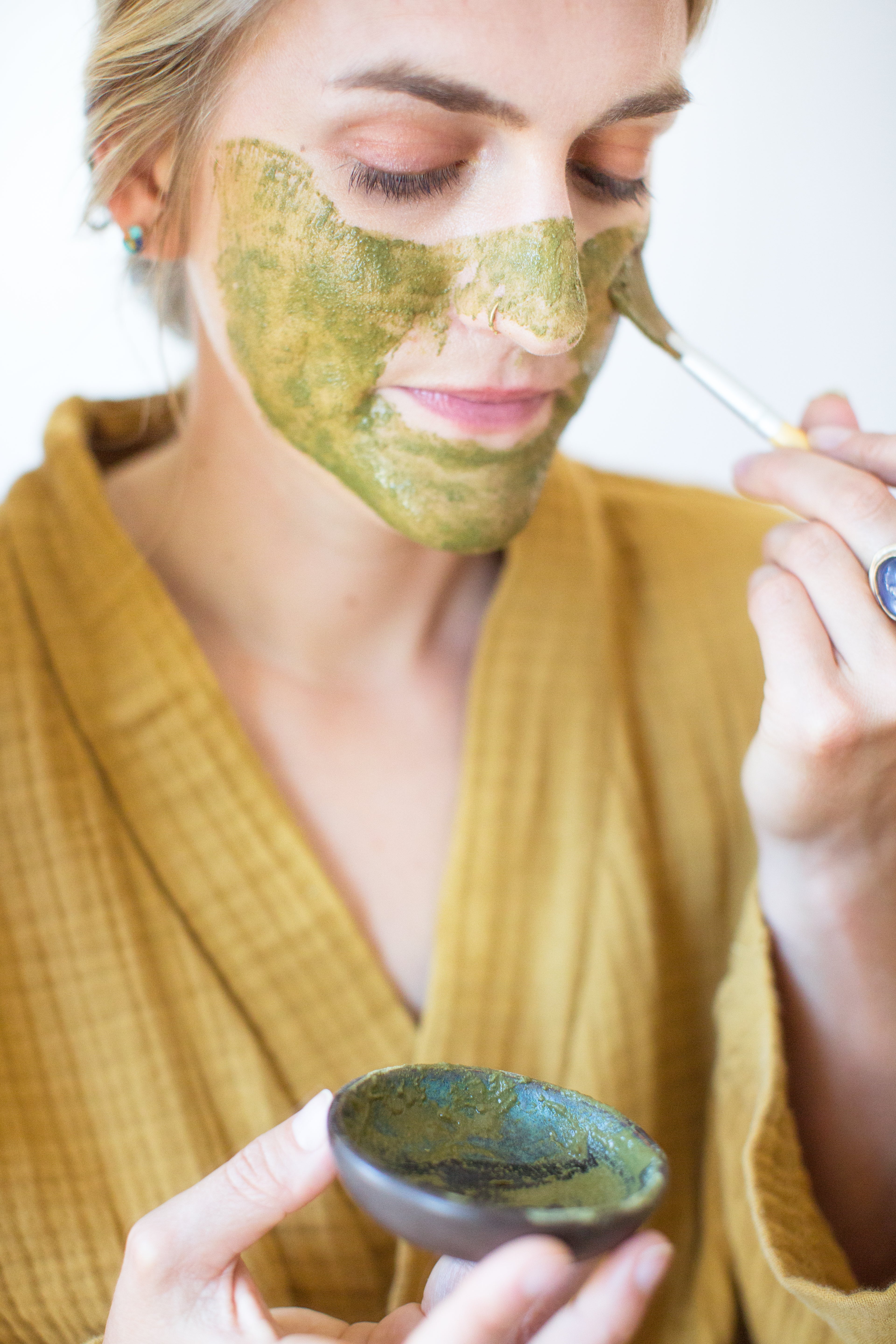 Matcha Lavender Botanical Face Mask - Image 2