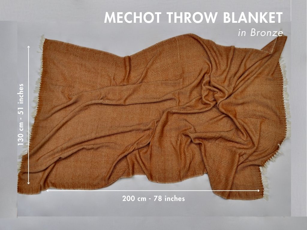 Mechot Handwoven Ethiopian Cotton Throw Blanket - Image 9