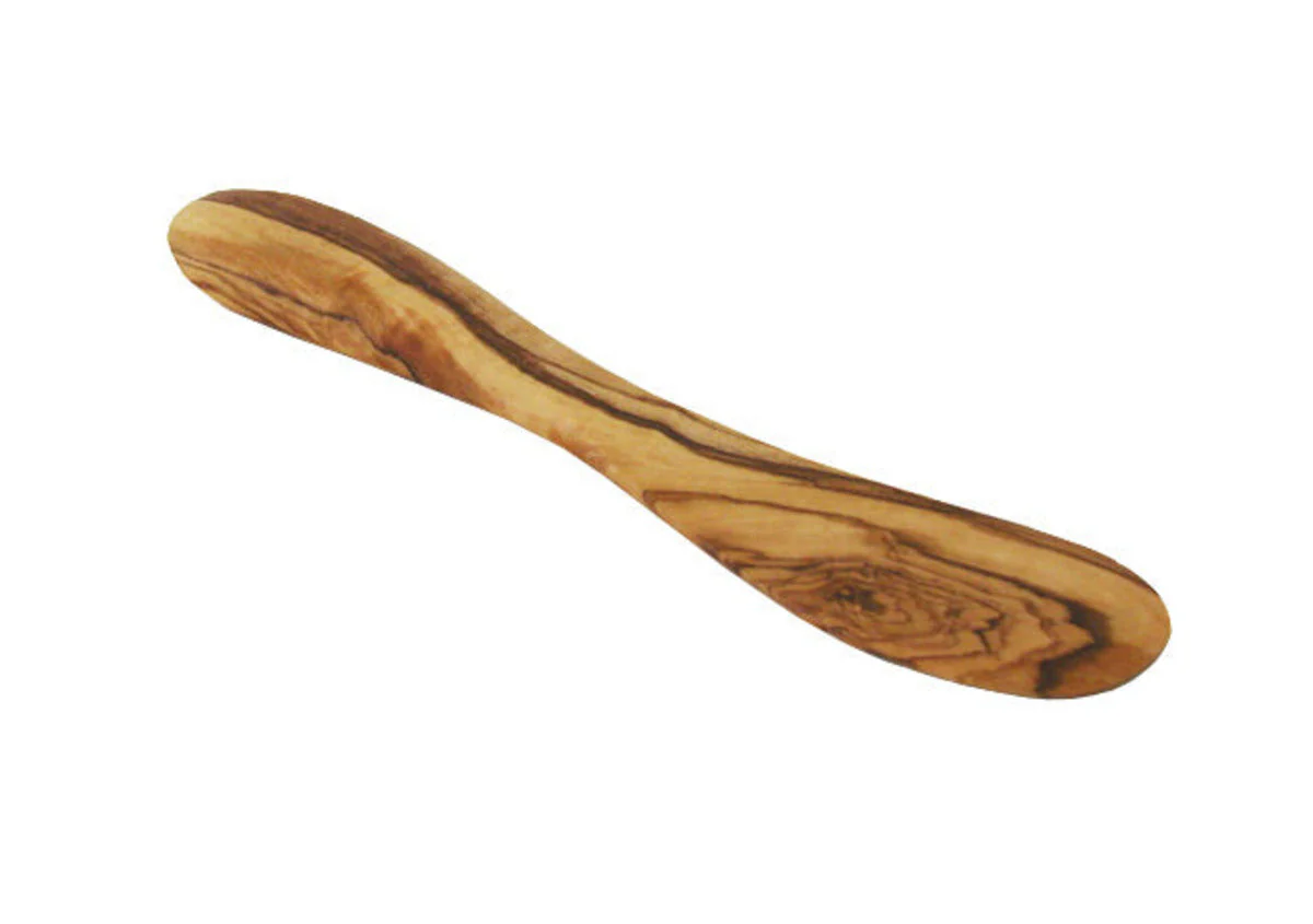 Mediterranean Olive Wood Butter Knife - Image 9