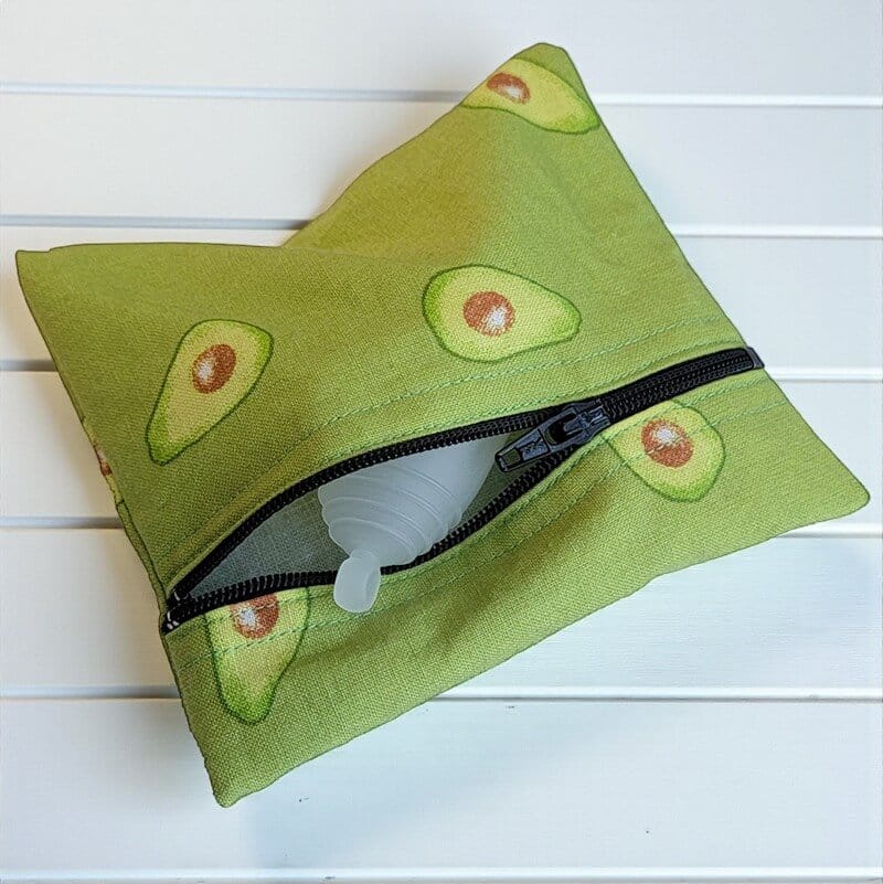 Menstrual Cup Pouch w/Zipper - Nature Themes - Image 3