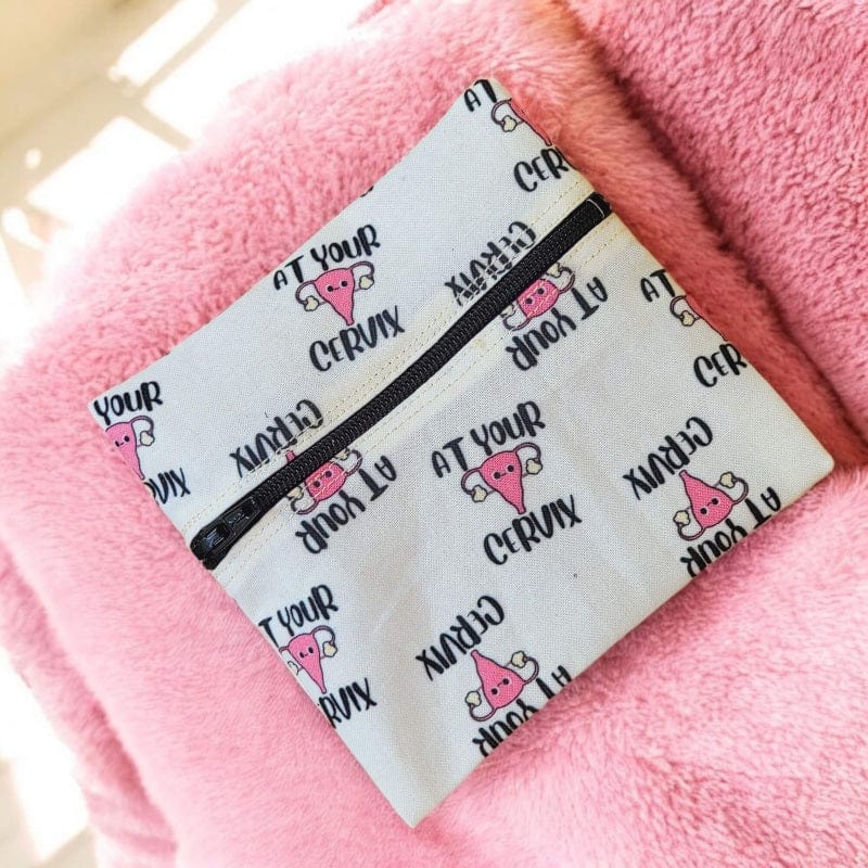 Menstrual Cup Pouch w/Zipper - Uterus/ Advocacy Themes - Image 4