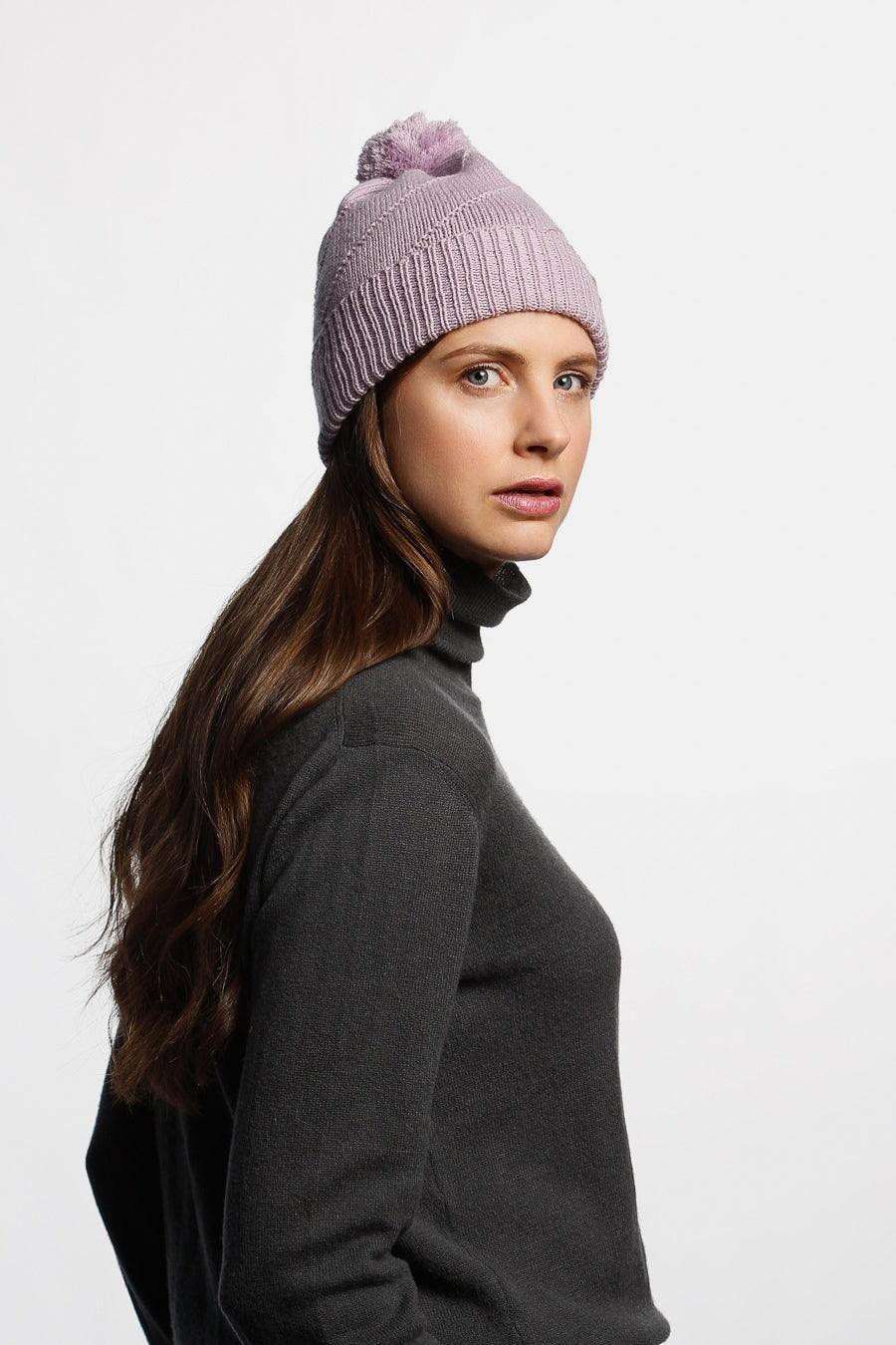 Merino Pom Pom Hat - Image 6