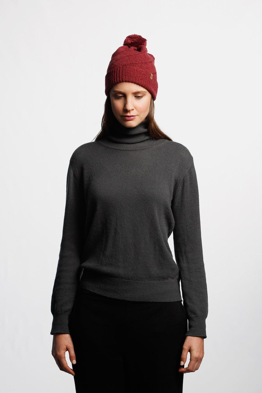 Merino Pom Pom Hat - Image 7