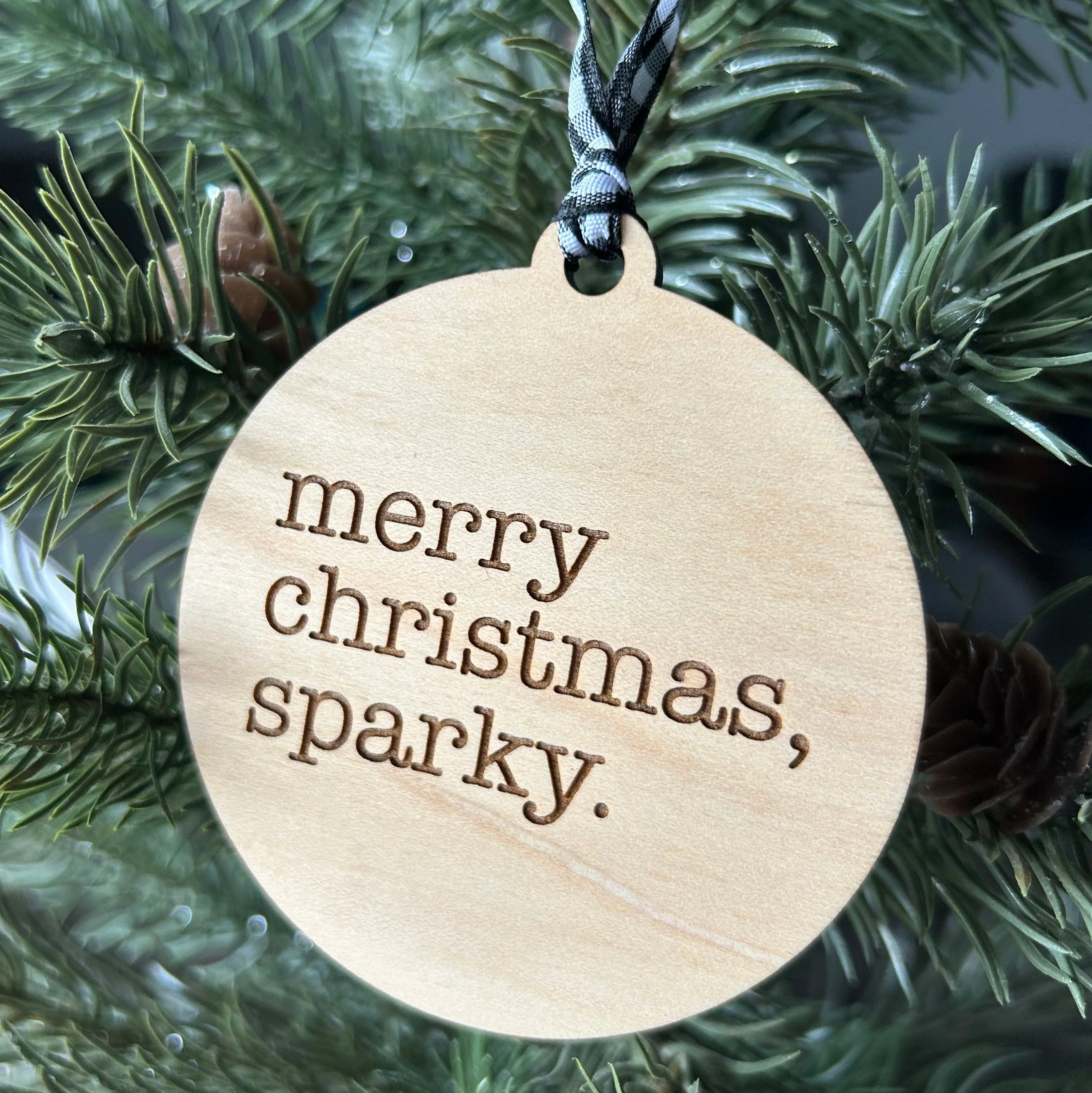 Merry Christmas, Sparky - 3 inch ornament - Image 2