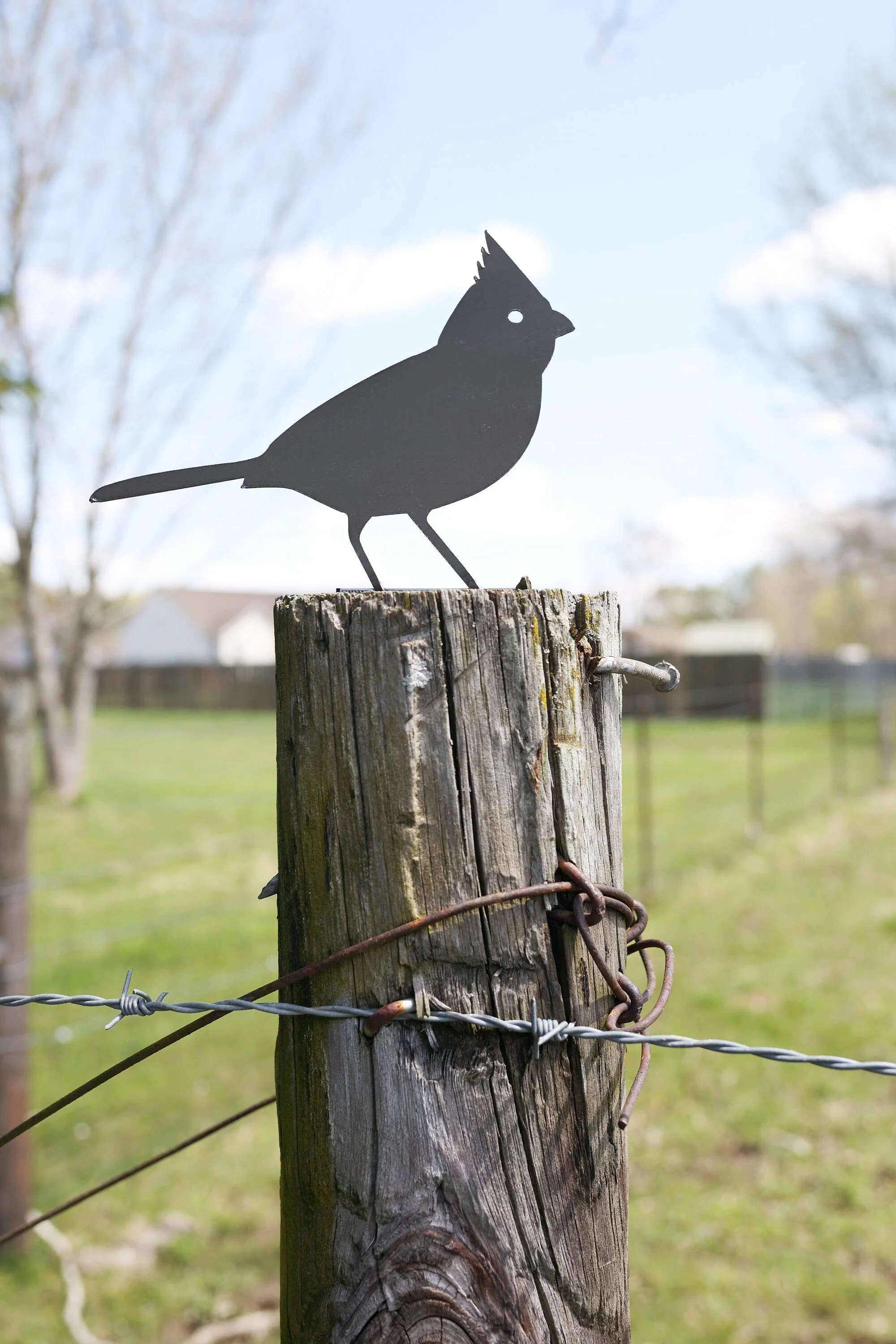 Metal Bird Statue - Cardinal Statue - Image 5