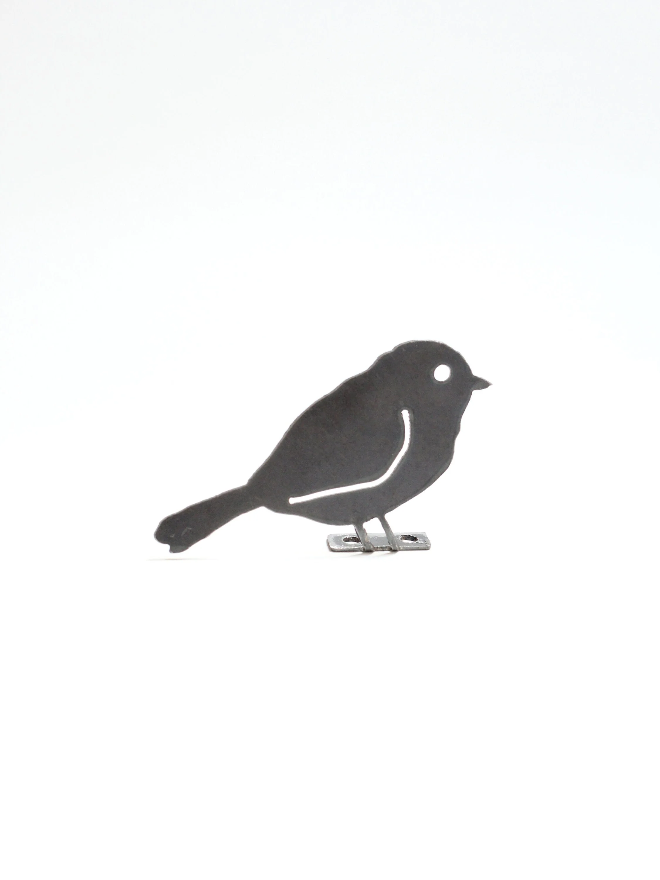 Metal Bird Statue - Chickadee - Image 8