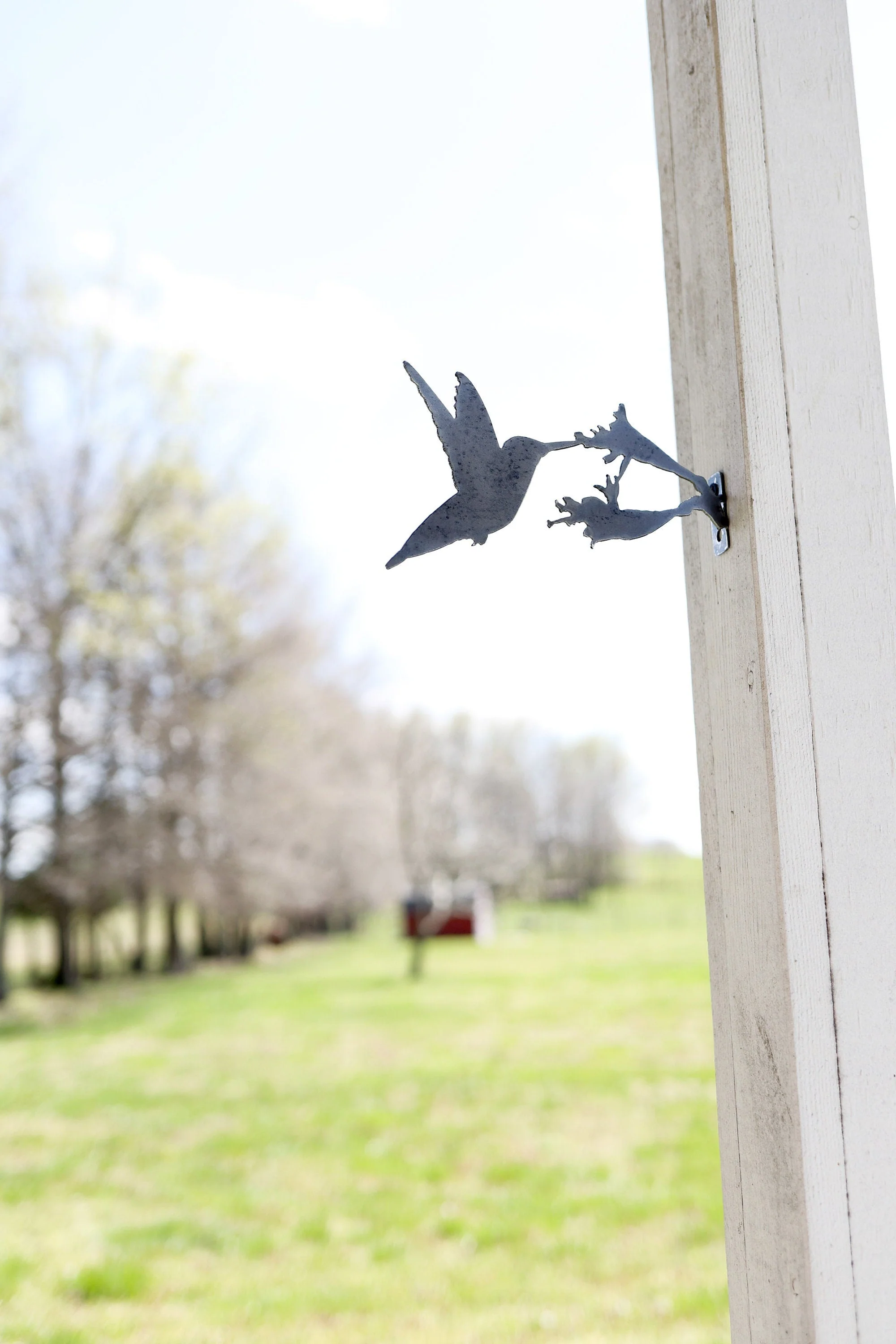 Metal Bird Statue - Hummingbird - Image 4