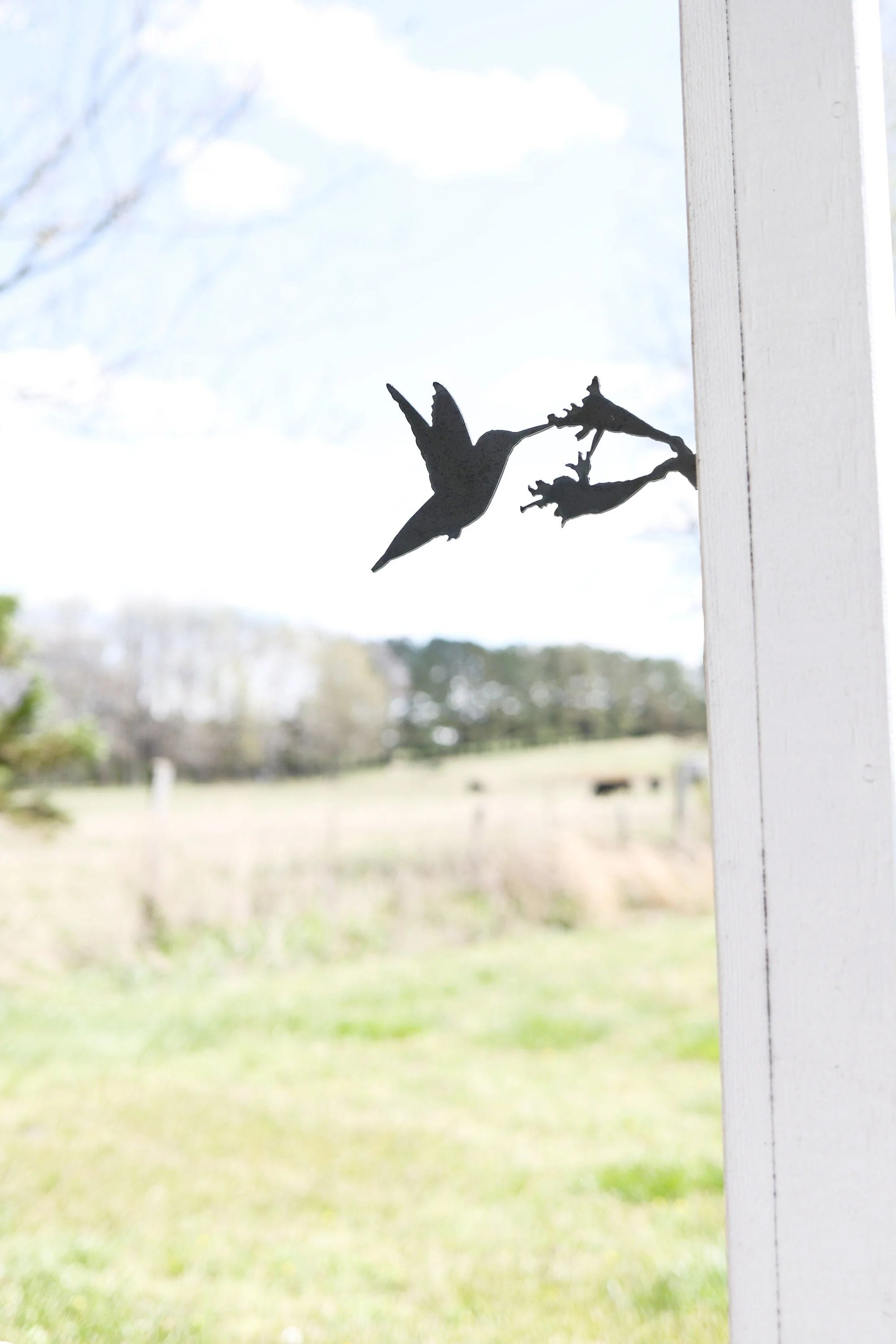 Metal Bird Statue - Hummingbird - Image 5
