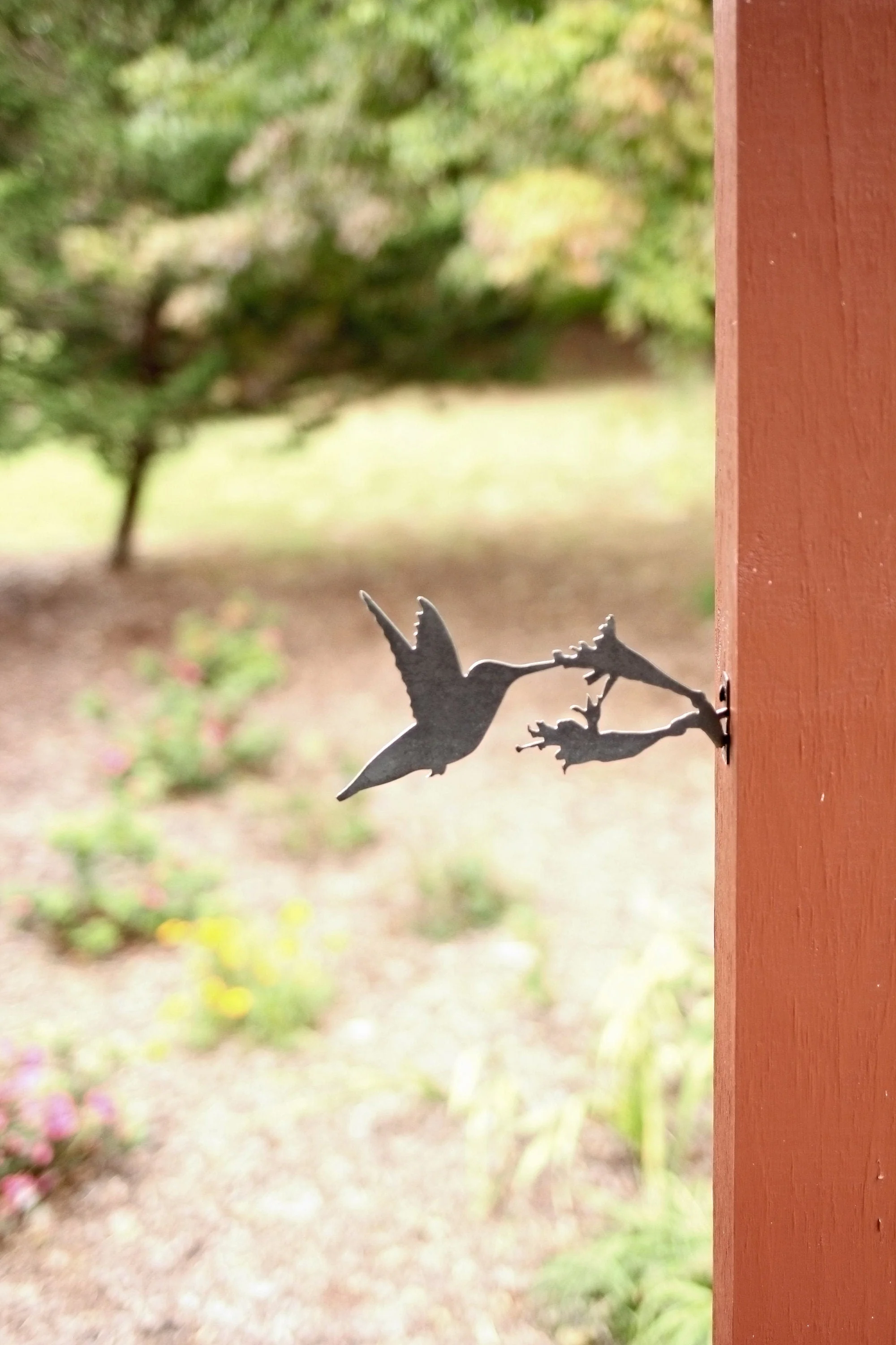 Metal Bird Statue - Hummingbird - Image 6