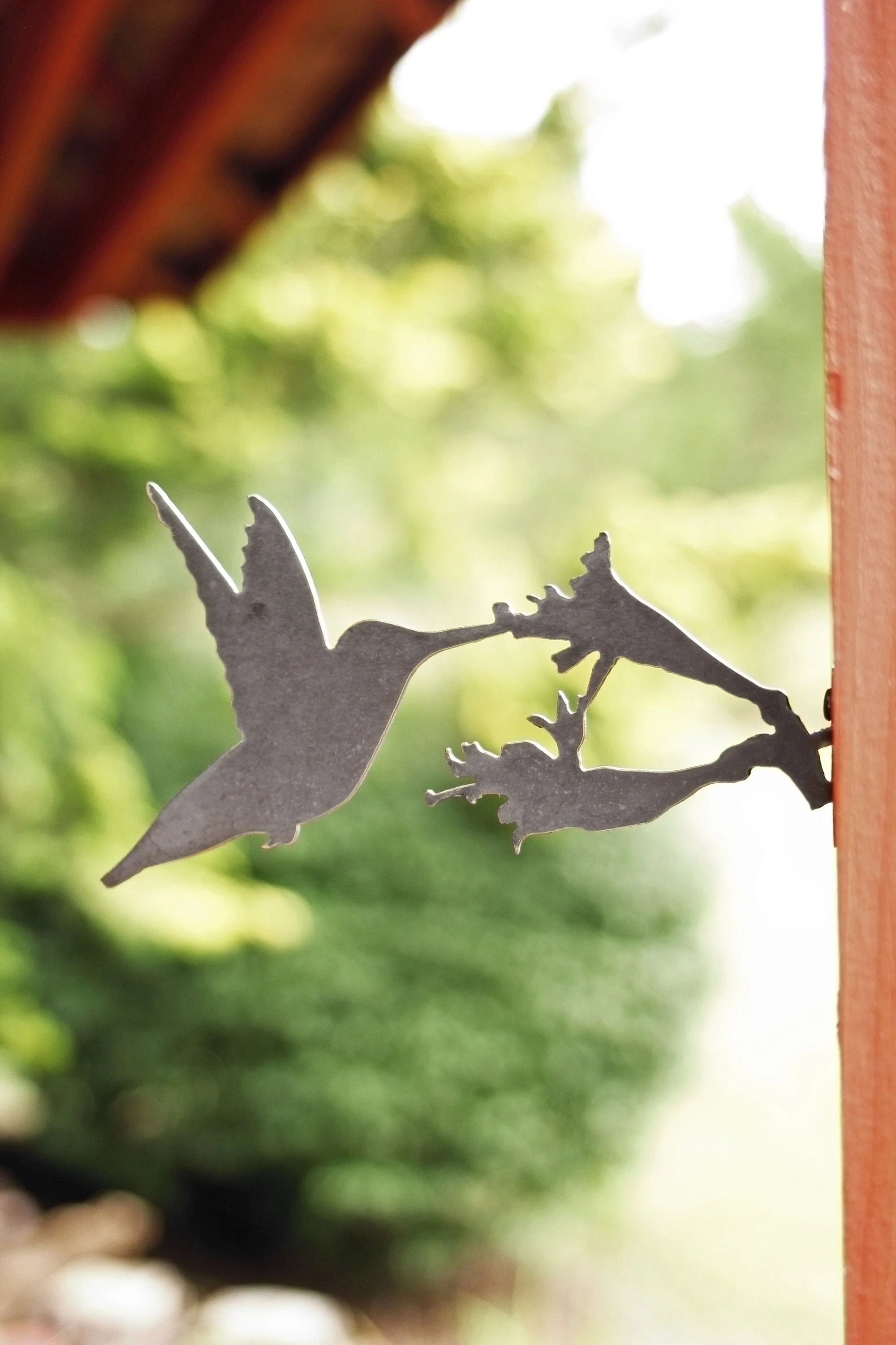 Metal Bird Statue - Hummingbird - Image 7