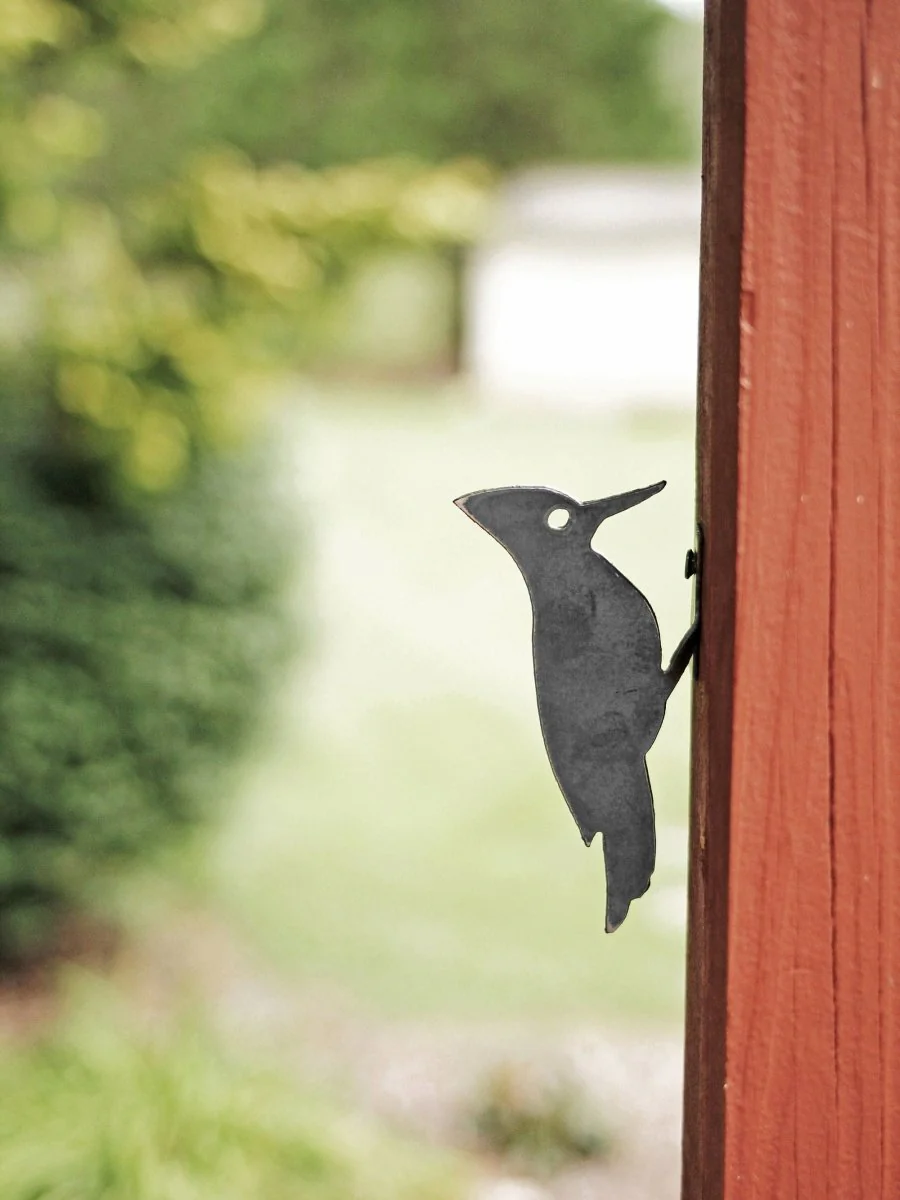 Metal Bird Statue - Woodpecker Bird Art - Image 6