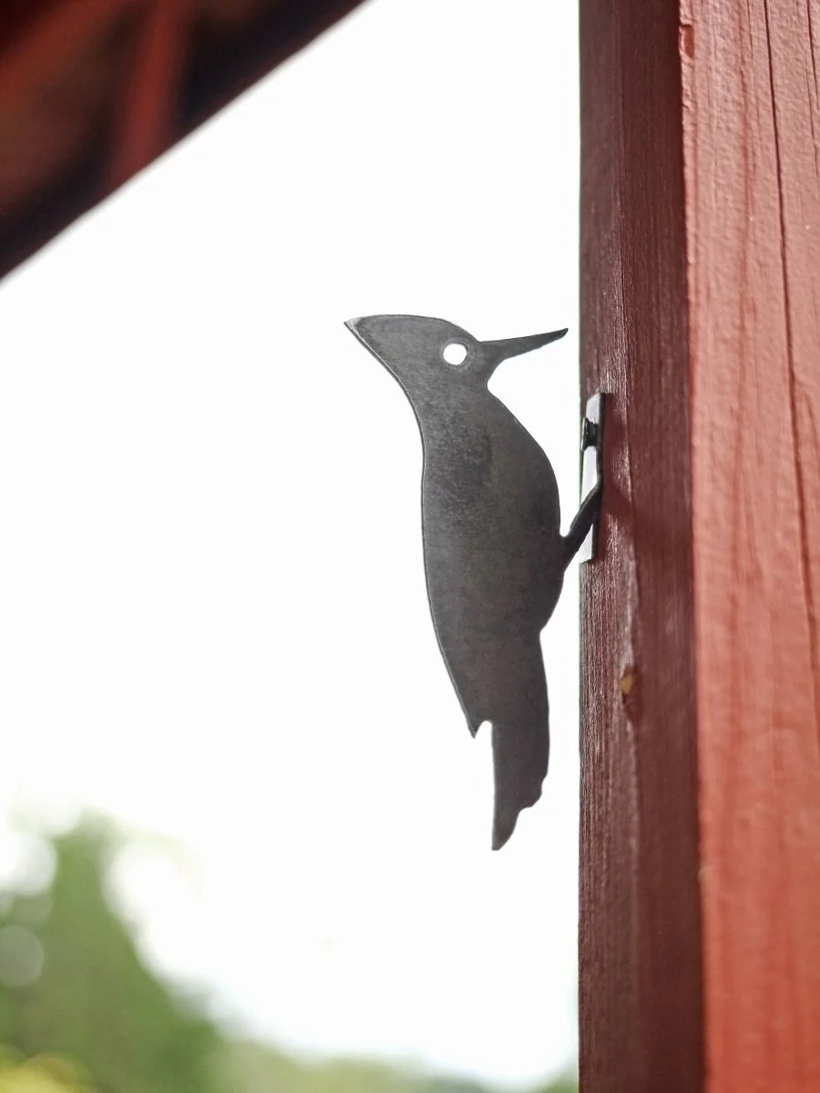 Metal Bird Statue - Woodpecker Bird Art - Image 7