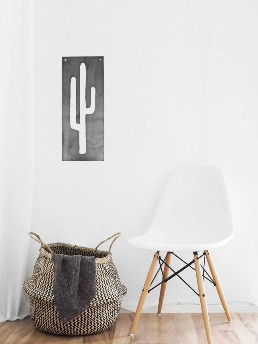 Metal Cactus Home Decor Panel - Image 4