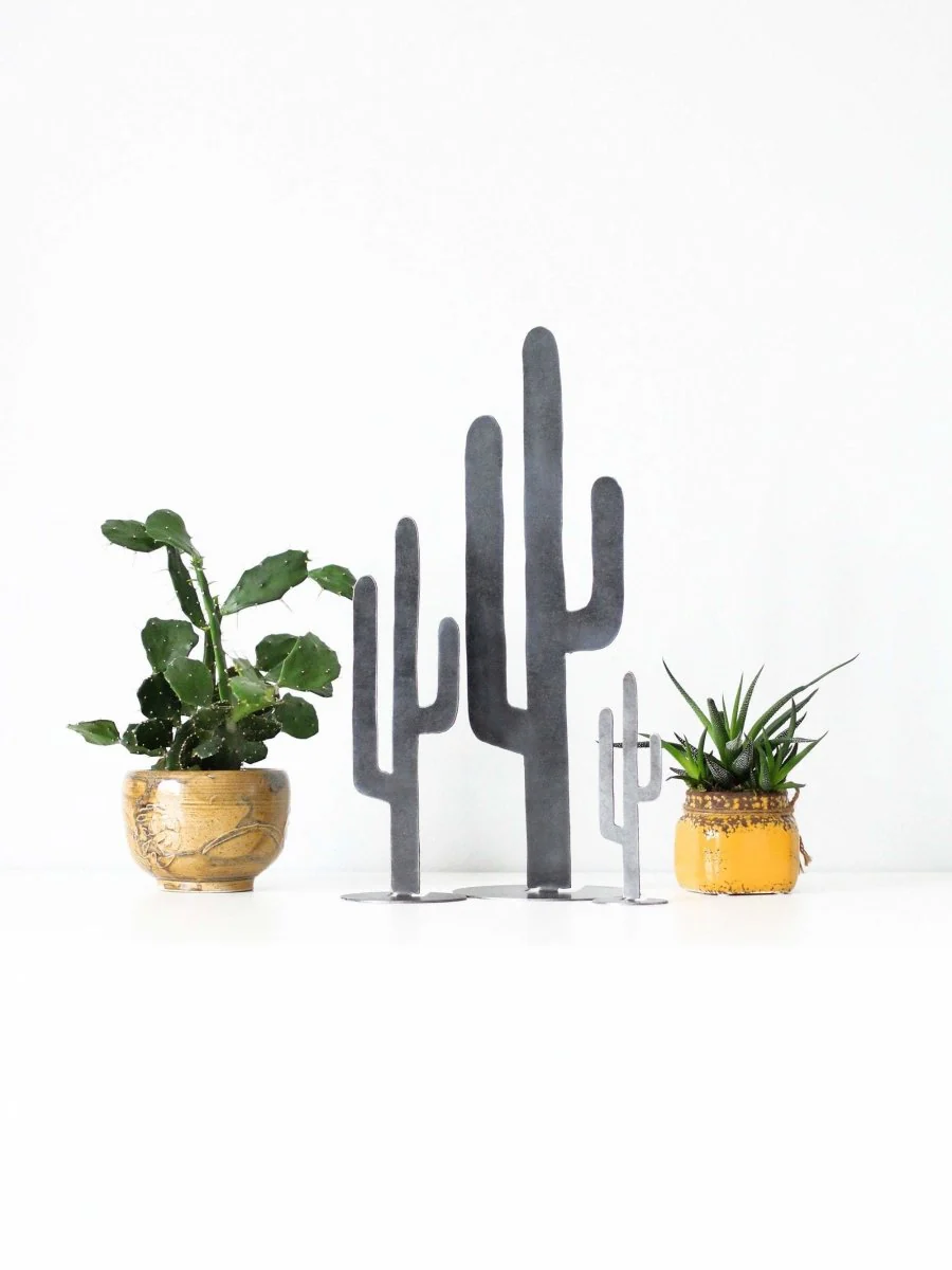 Metal Cactus Silhouette - Medium - Image 5