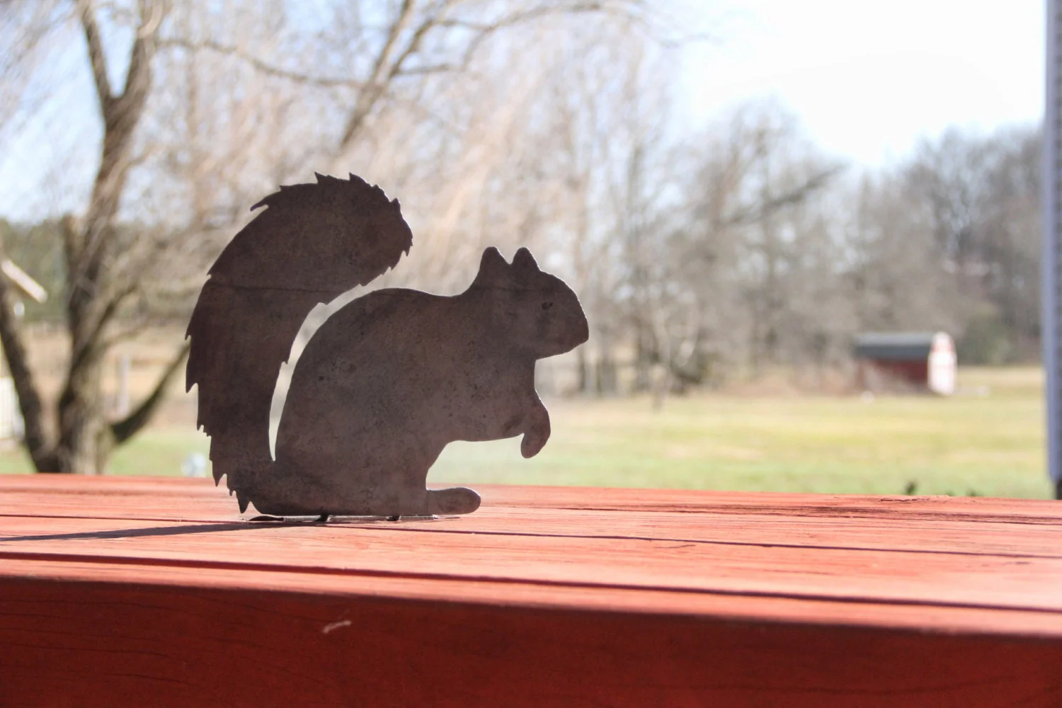 Metal Squirrel Statue - Image 5