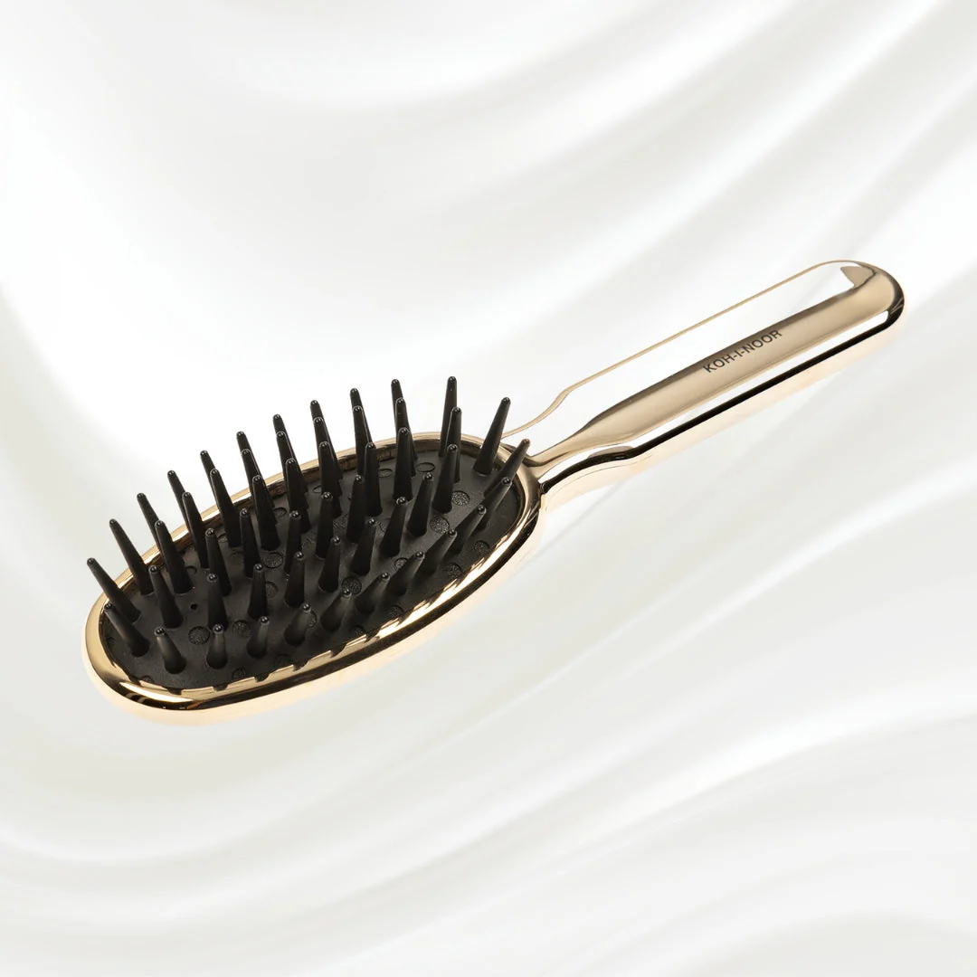Metallic Pneumatic Detangling Hairbrush - Image 12