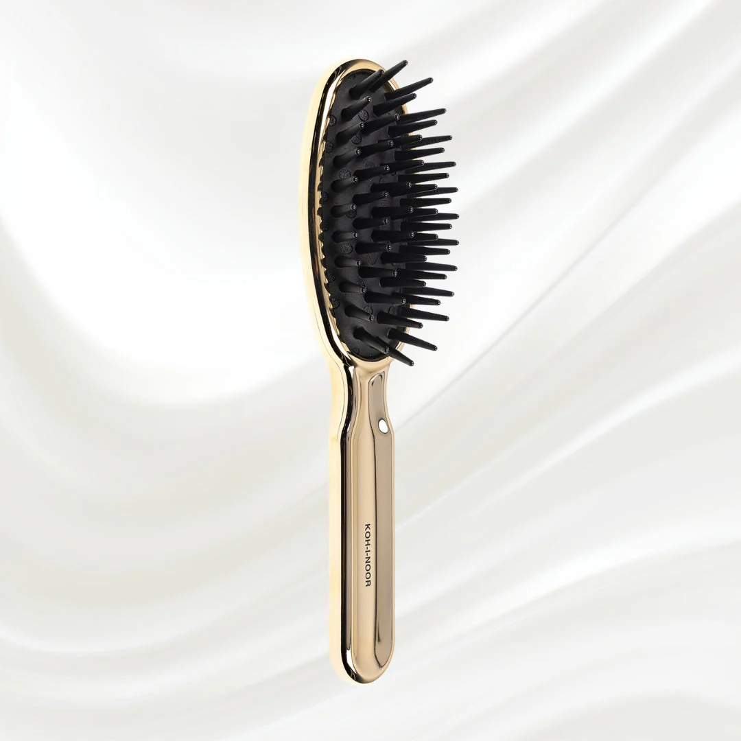Metallic Pneumatic Detangling Hairbrush - Image 13