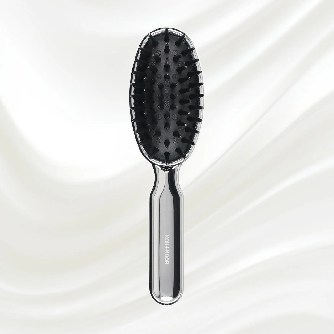 Metallic Pneumatic Detangling Hairbrush - Image 3