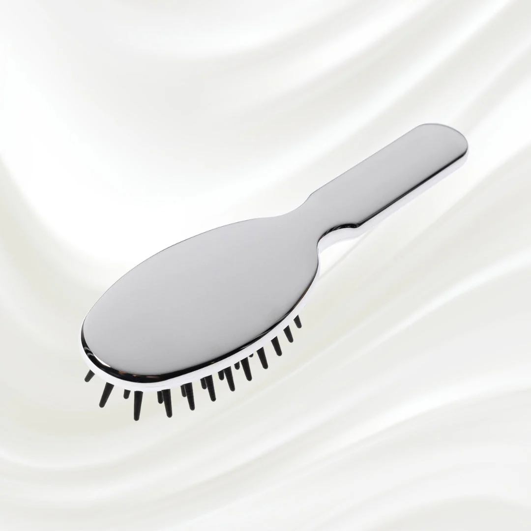 Metallic Pneumatic Detangling Hairbrush - Image 4
