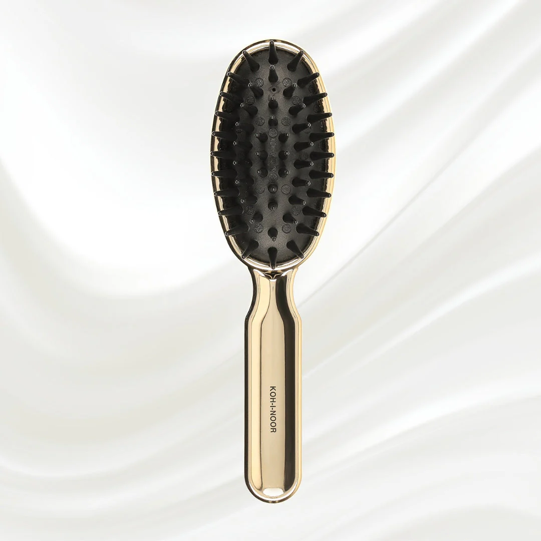 Metallic Pneumatic Detangling Hairbrush - Image 9