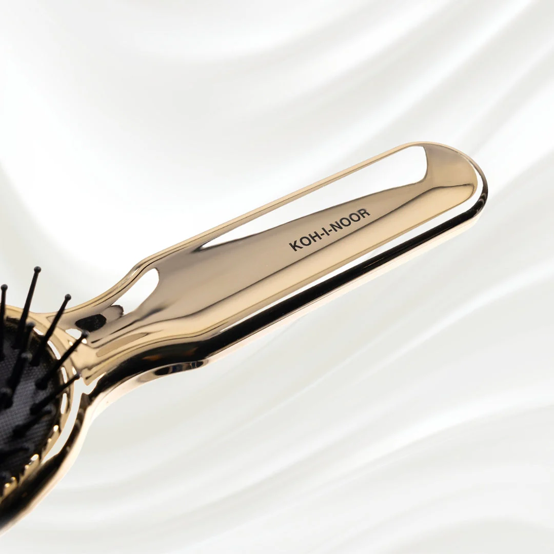 Metallic Pneumatic Oval Synthetic Pin Hairbrush - Image 16
