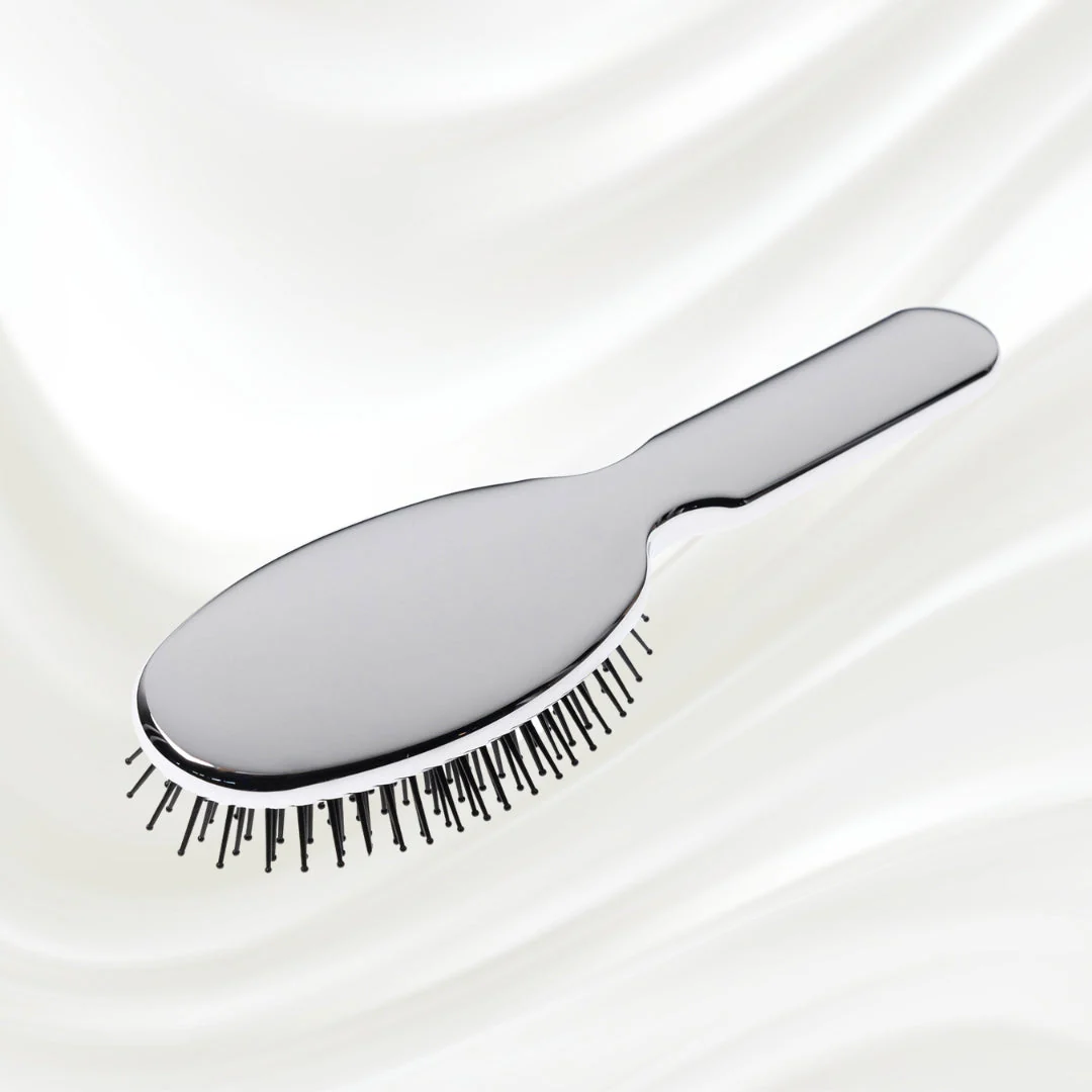 Metallic Pneumatic Oval Synthetic Pin Hairbrush - Image 21