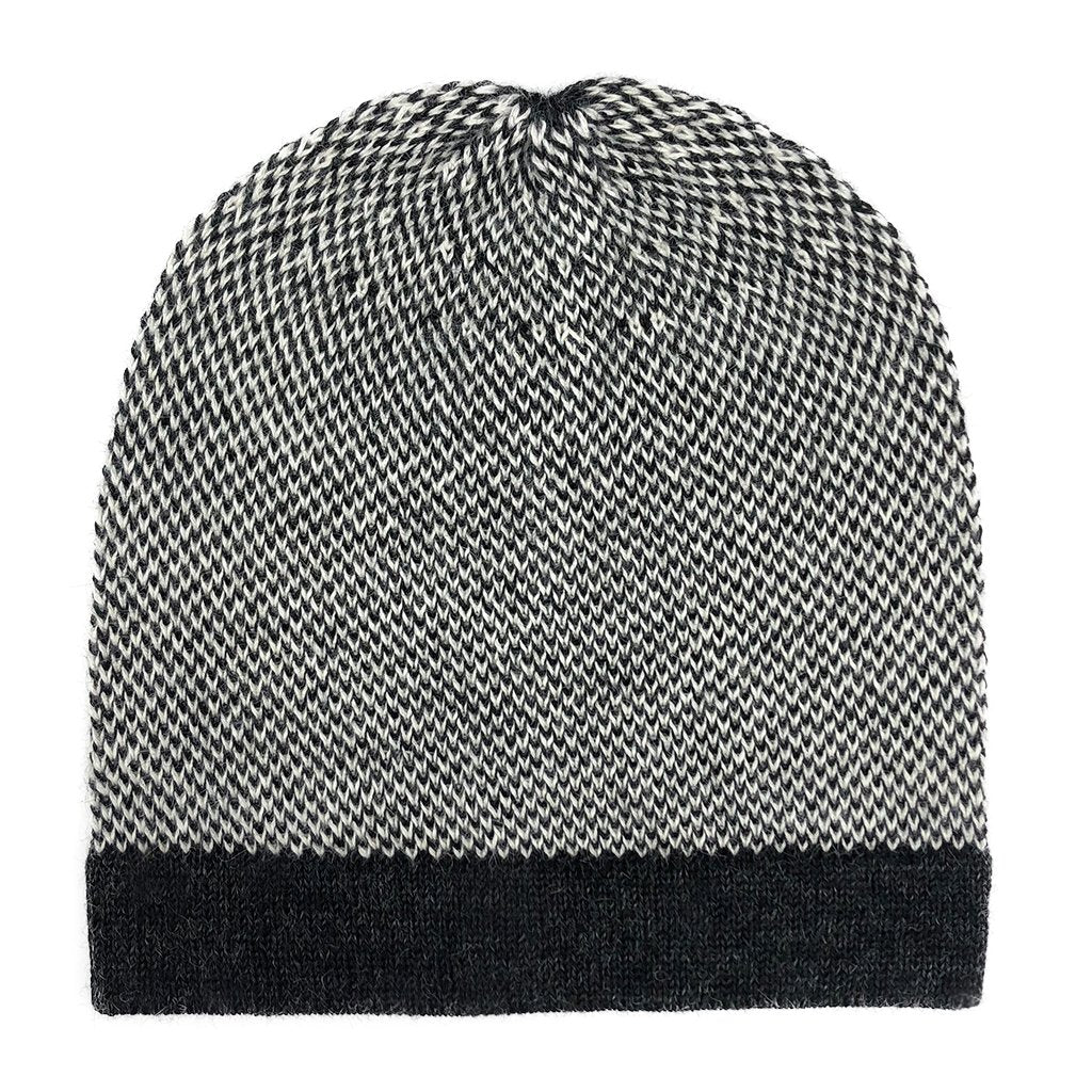 Midnight Interwoven Alpaca Beanie - Image 3