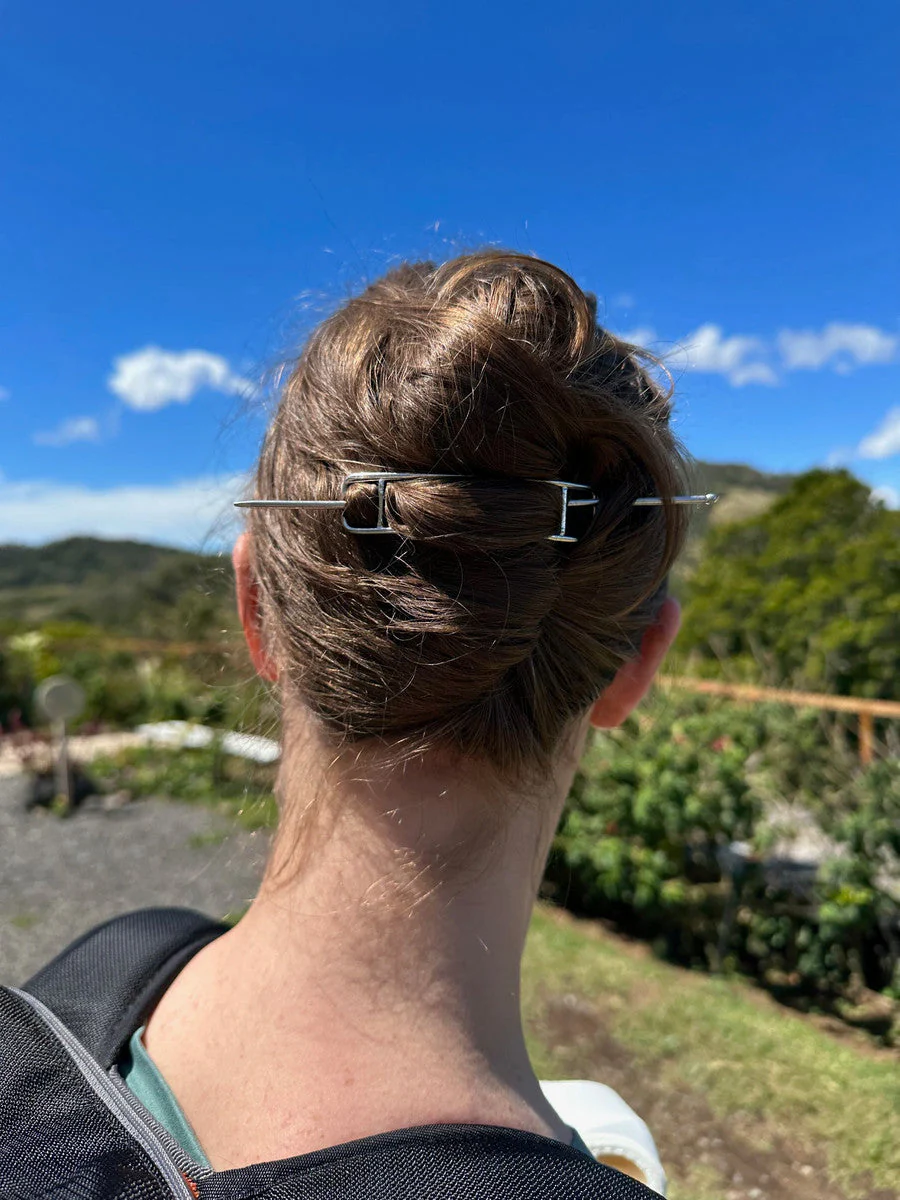 Millennia Rectangle Stick Barrette - Image 2