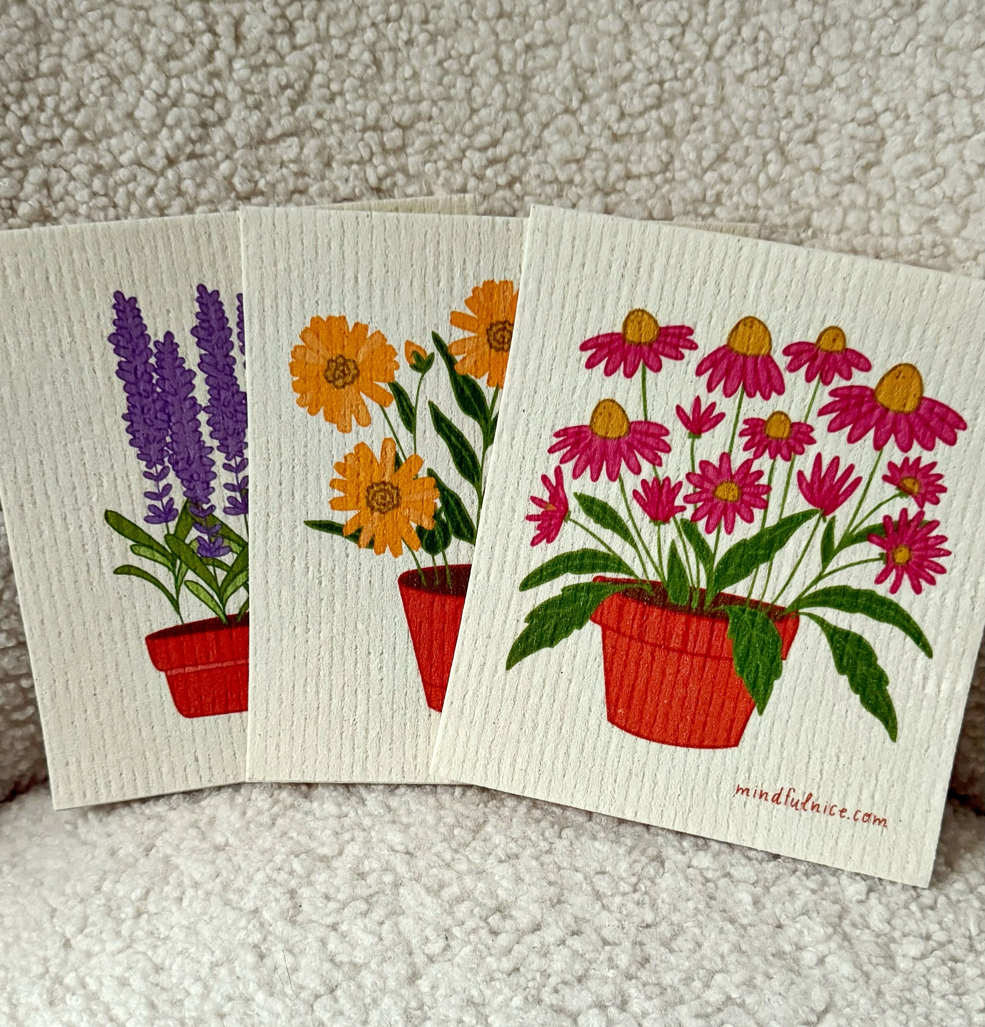 Mindful Cleaning Swedish Dishcloth Set - Image 3