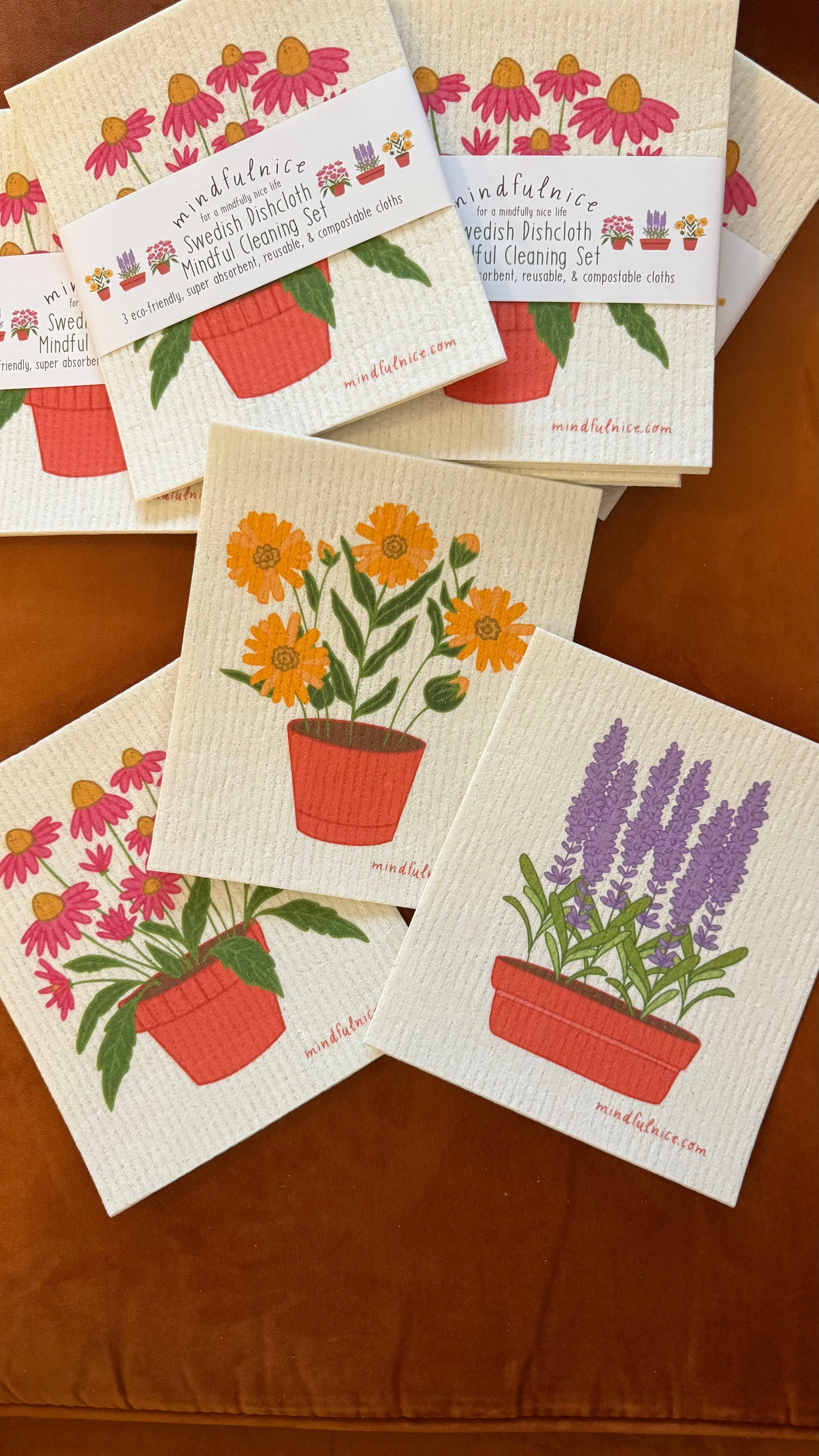 Mindful Cleaning Swedish Dishcloth Set - Image 7