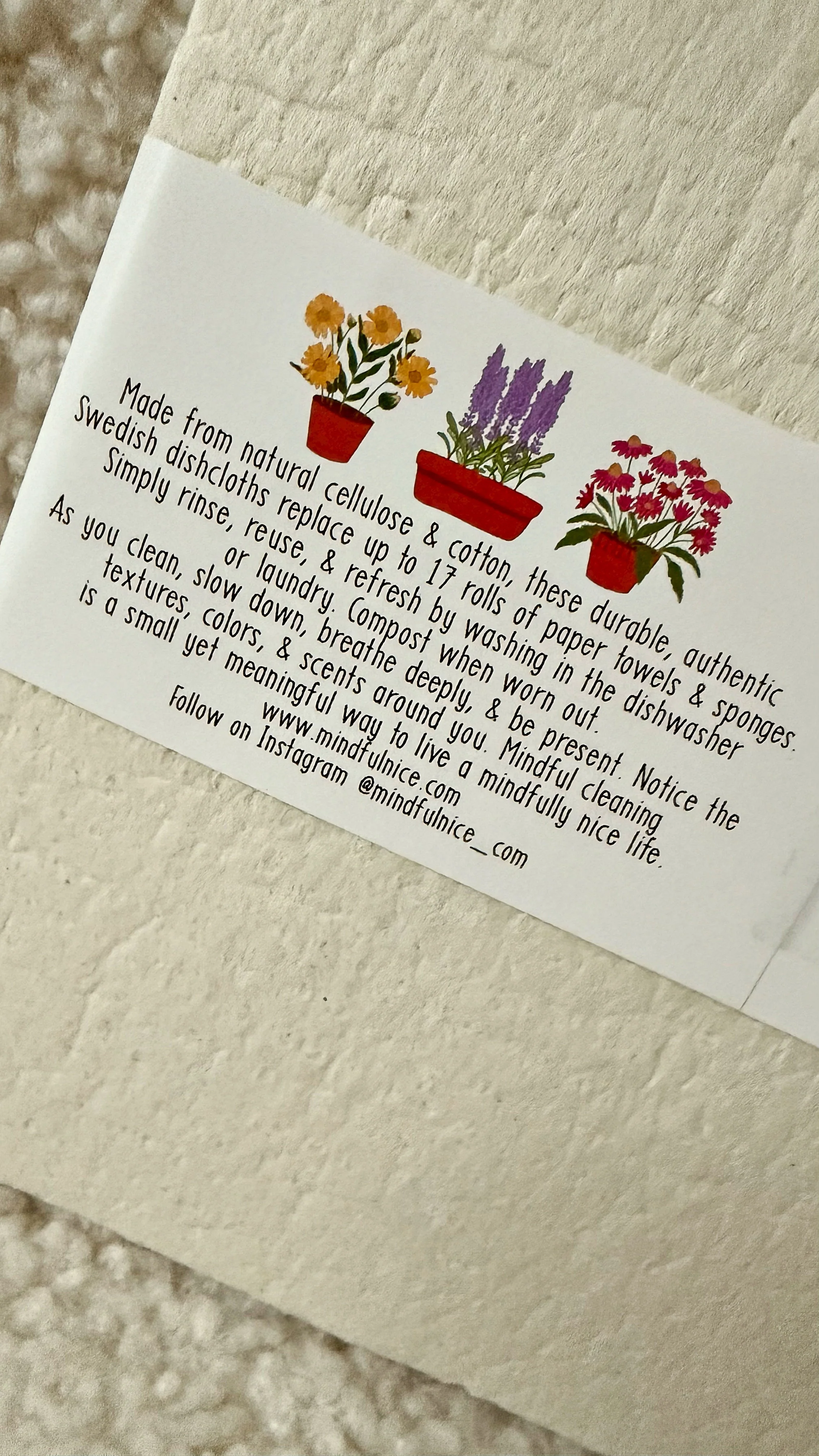 Mindful Cleaning Swedish Dishcloth Set - Image 9