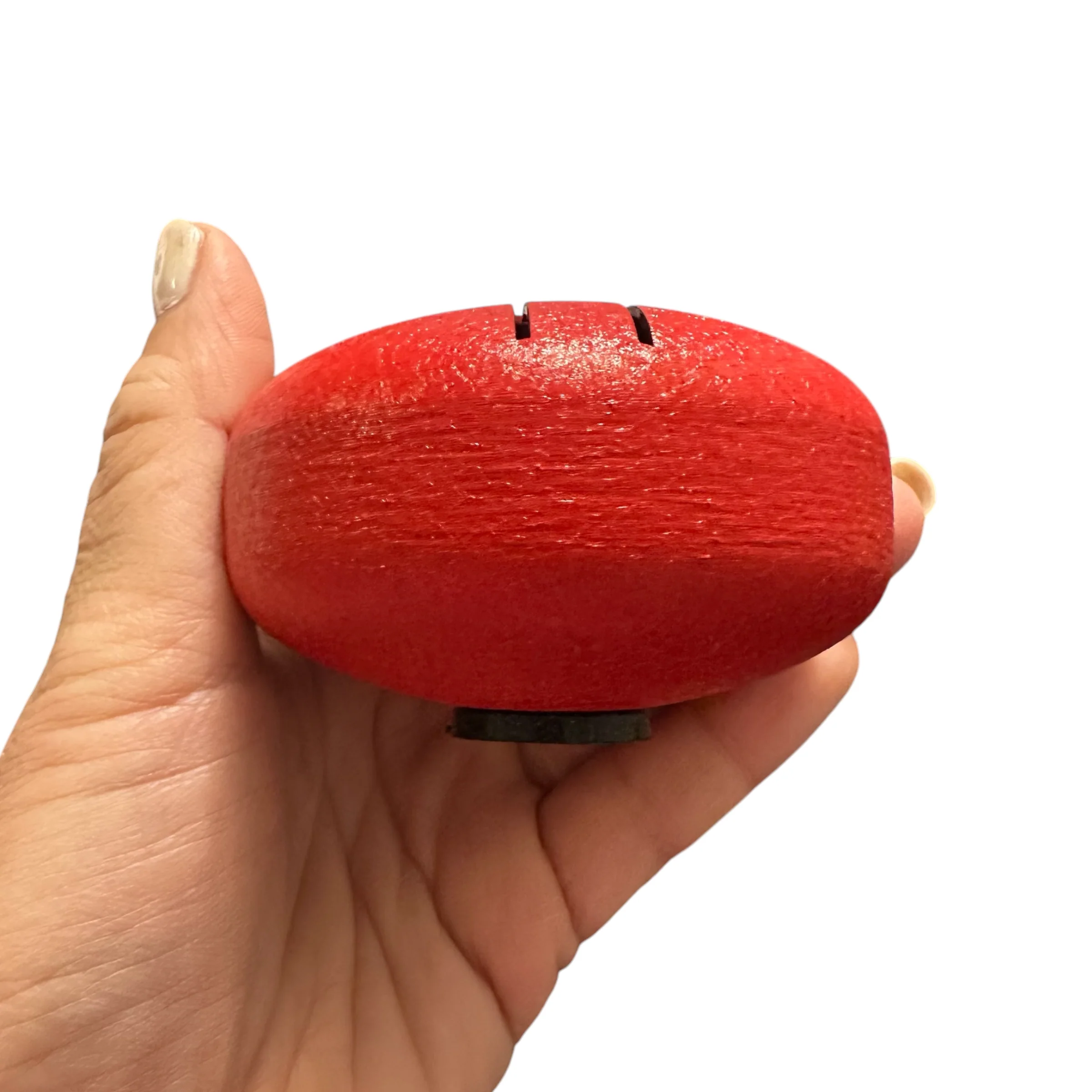 Mini Rain Drum 3 Steel Percussion Instrument with Mallet (Red) - Image 3