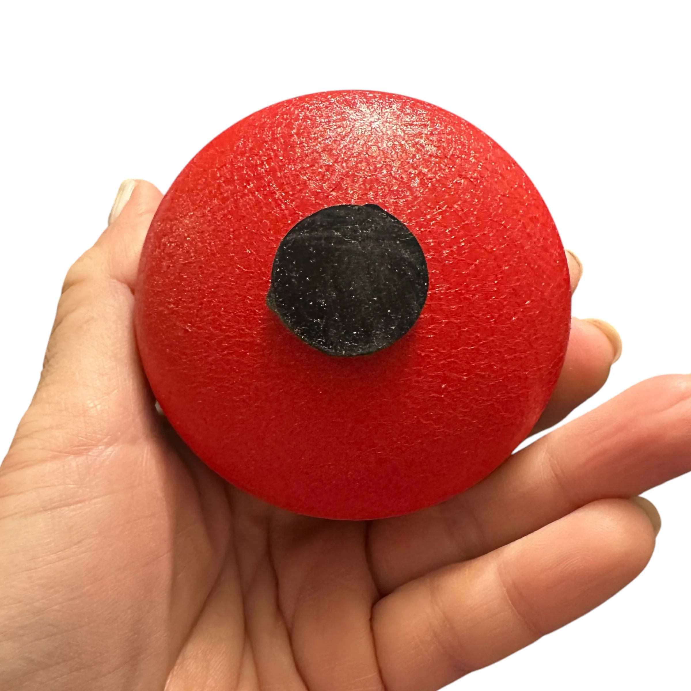 Mini Rain Drum 3 Steel Percussion Instrument with Mallet (Red) - Image 4