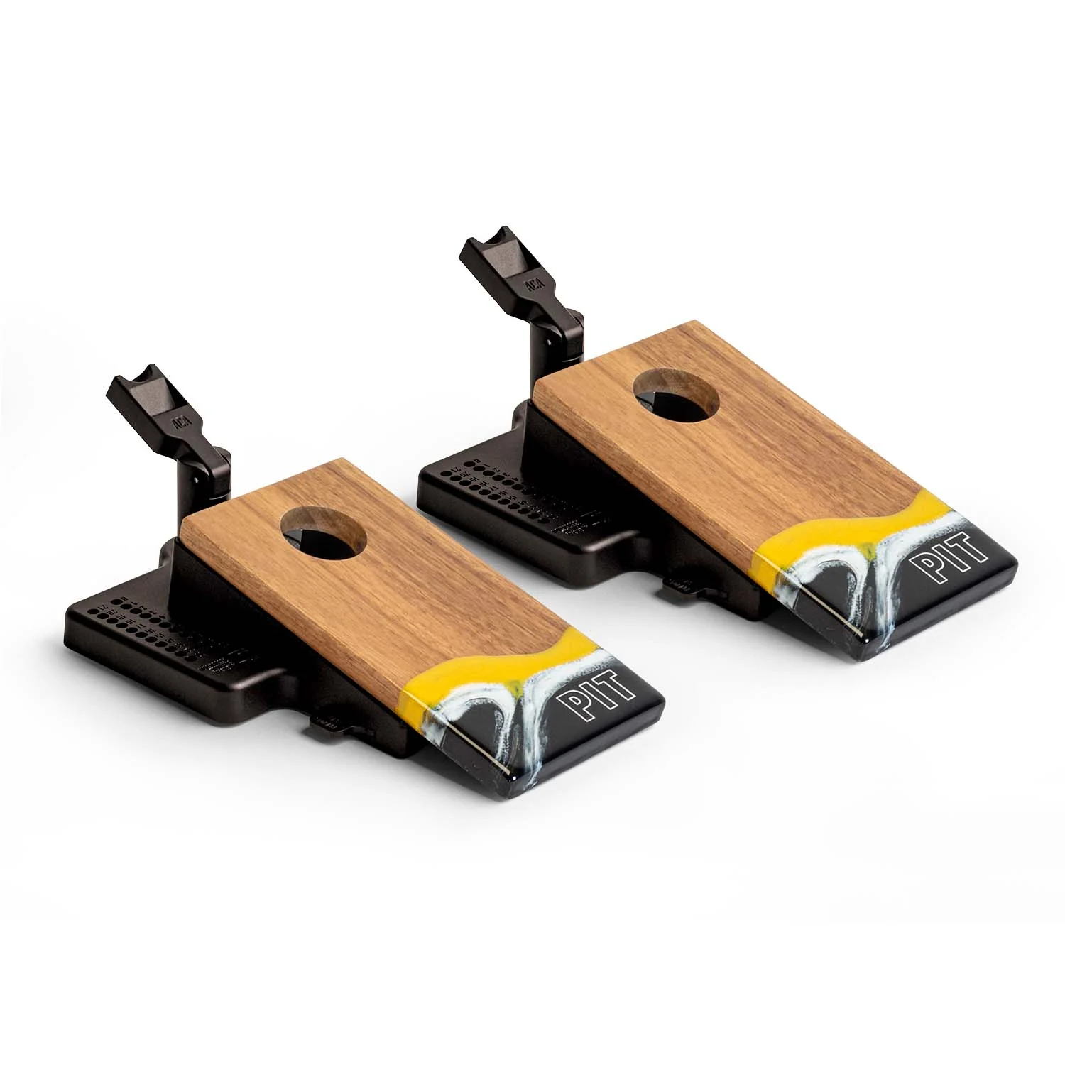 Mini Tabletop Resin & Wood Cornhole Set | Gameday Collection - Image 23