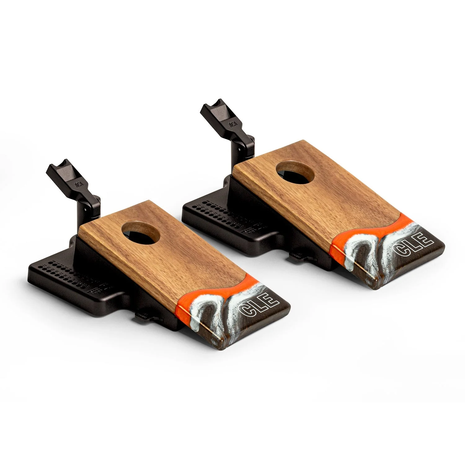 Mini Tabletop Resin & Wood Cornhole Set | Gameday Collection - Image 5