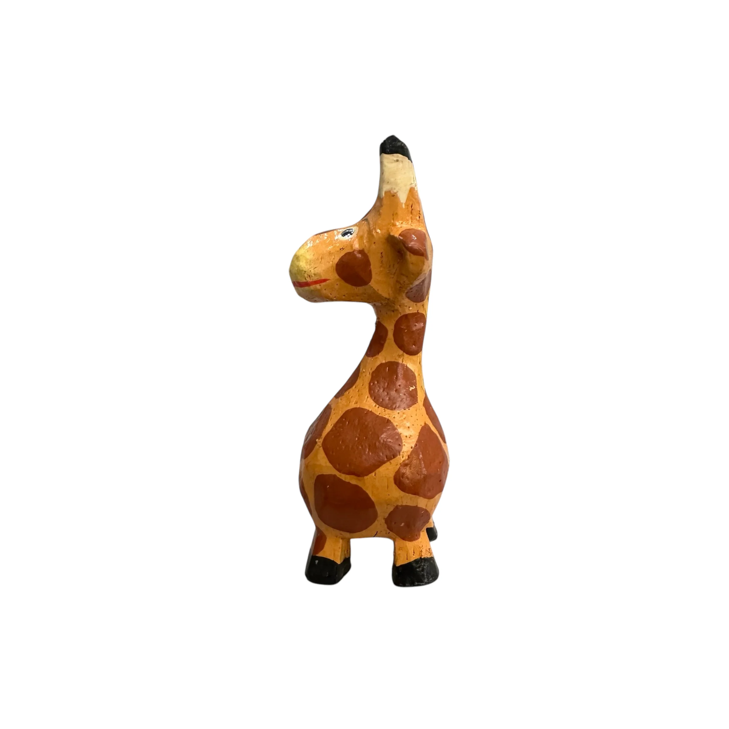 Mini Wooden Giraffe Figurine - Image 2