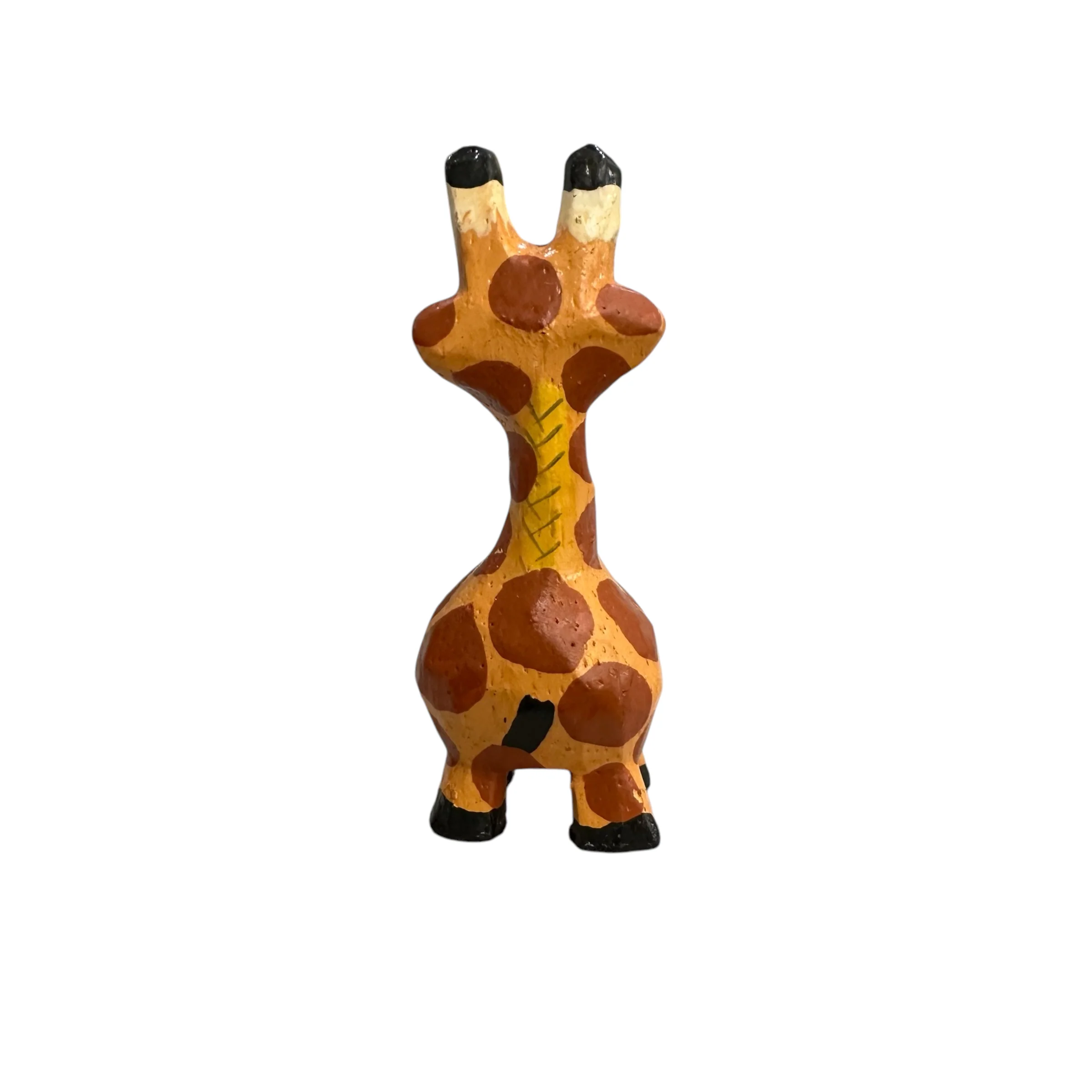 Mini Wooden Giraffe Figurine - Image 3