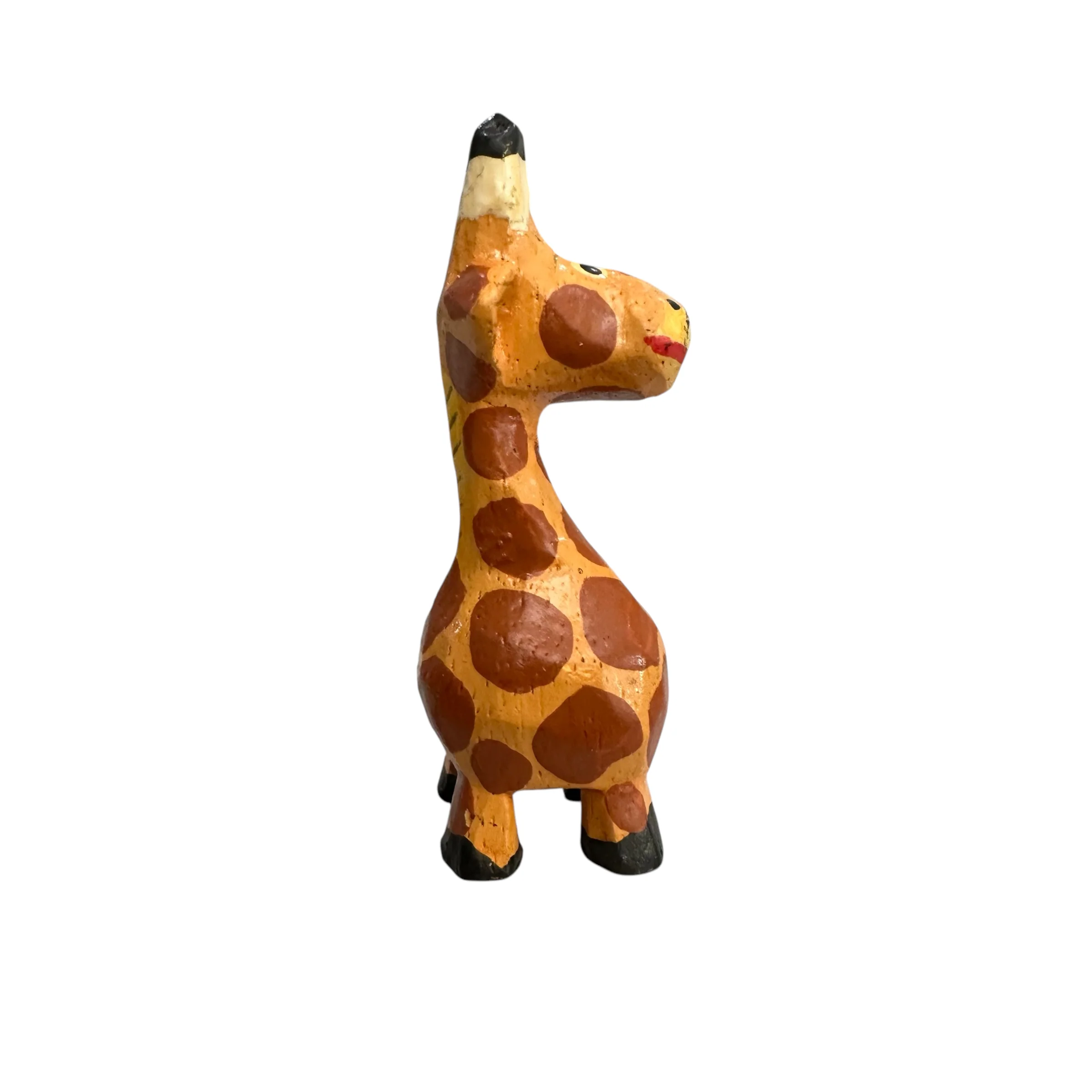 Mini Wooden Giraffe Figurine - Image 4